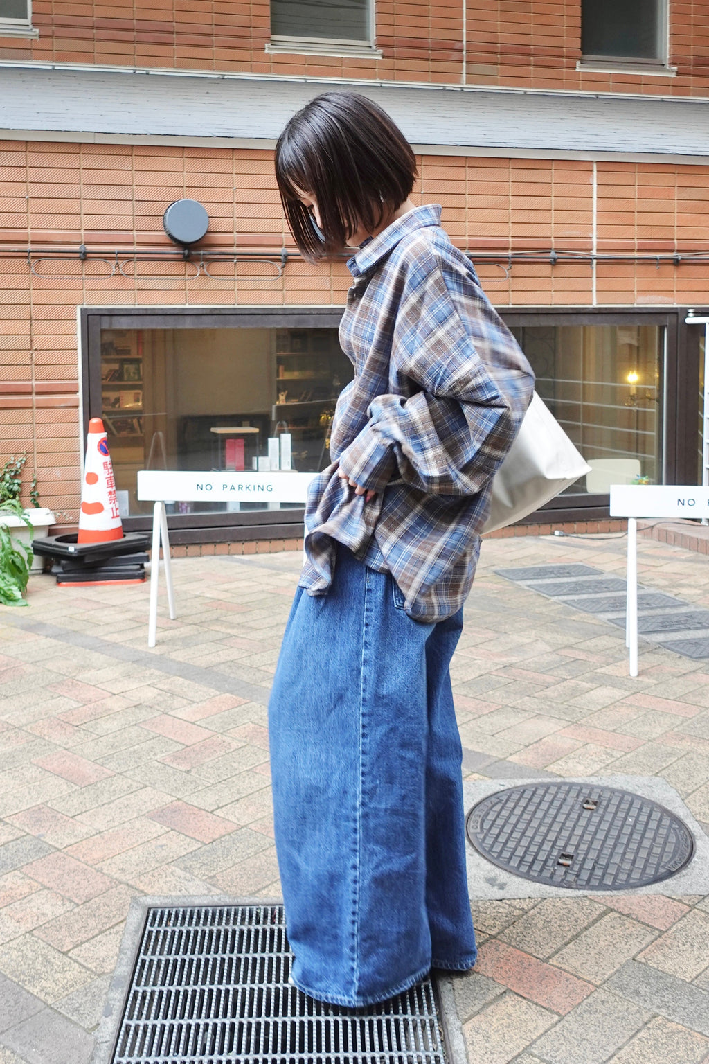 ダブルタックボーイズデニム