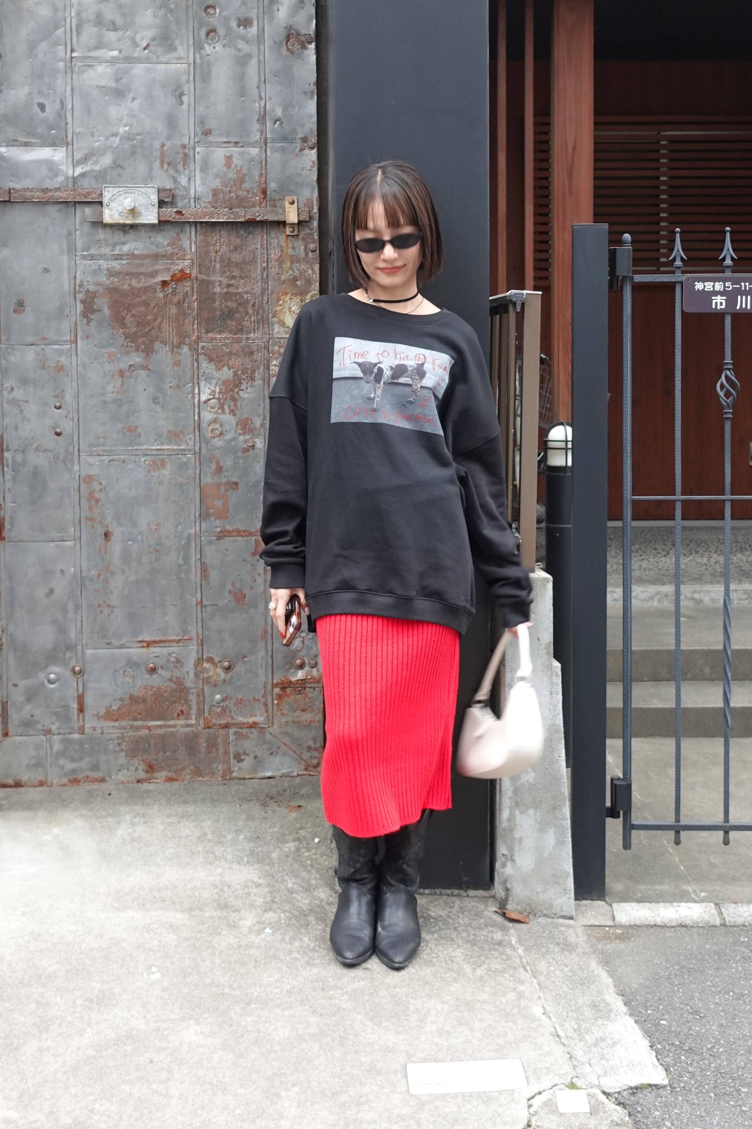 フォトプリントルーズスウェット