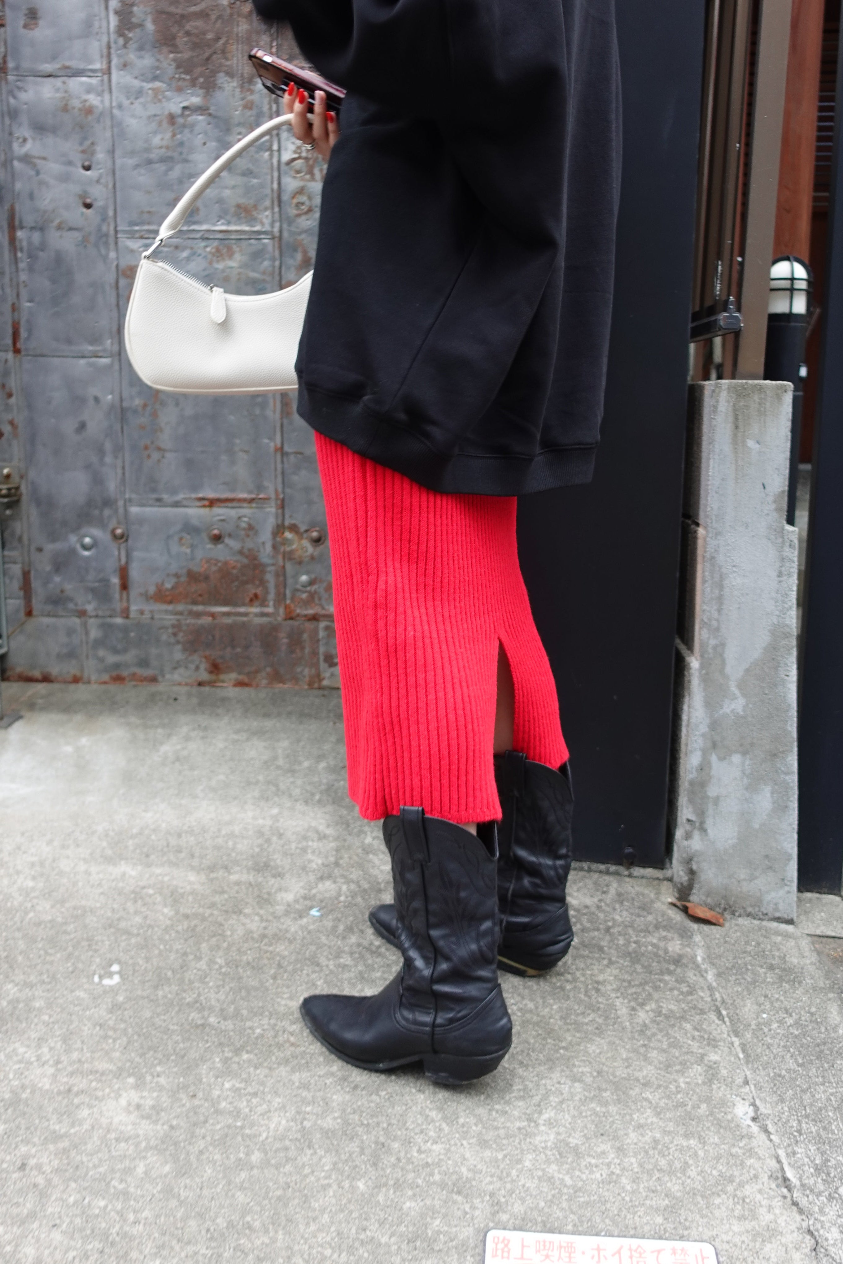 リブミドルスカート