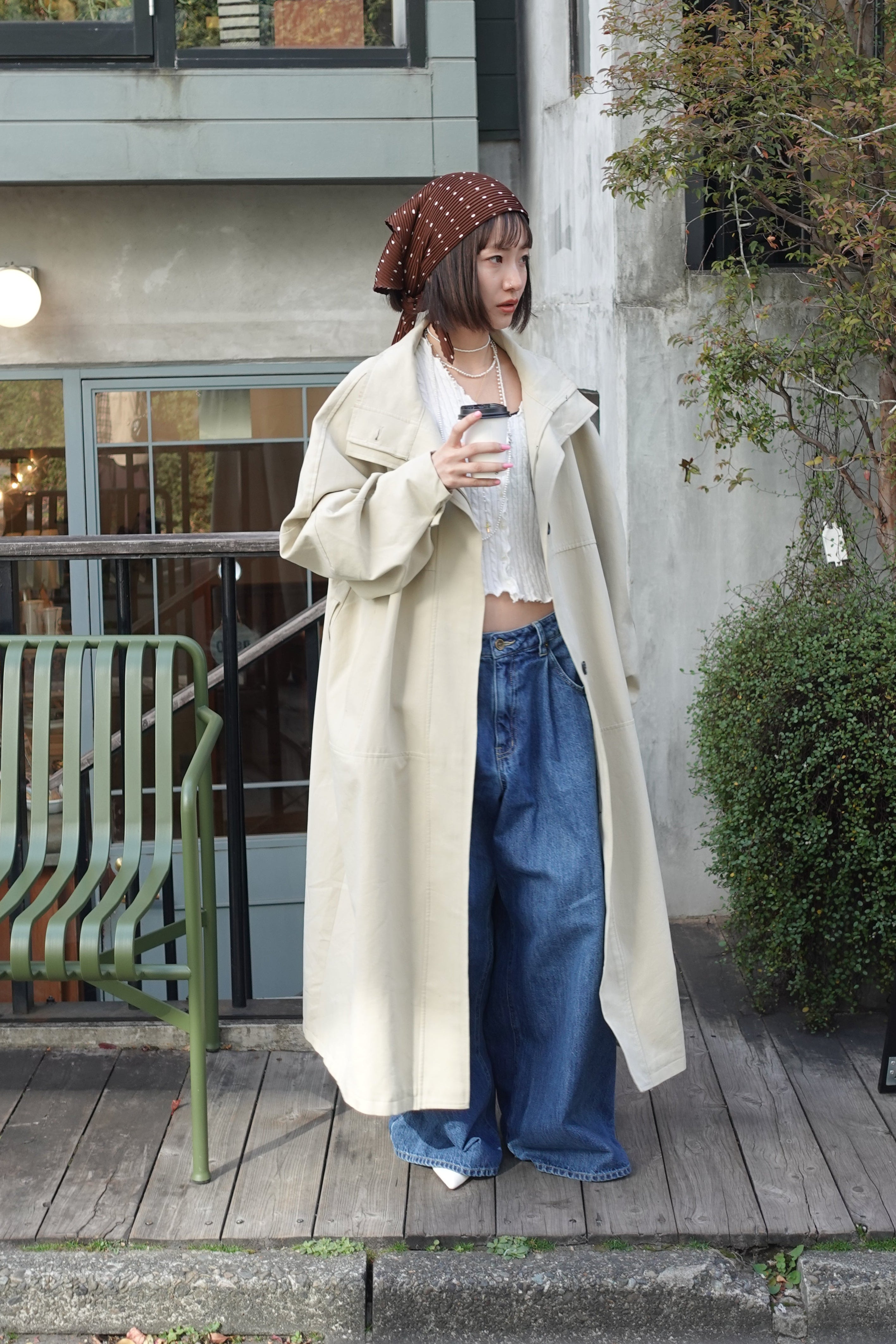 ダブルタックボーイズデニム