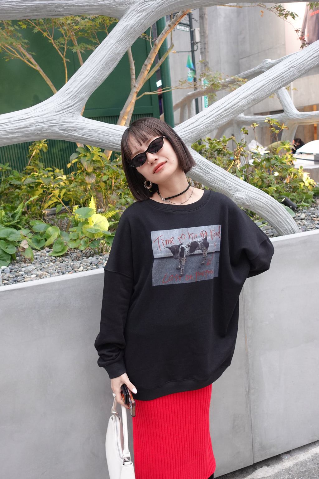 フォトプリントルーズスウェット