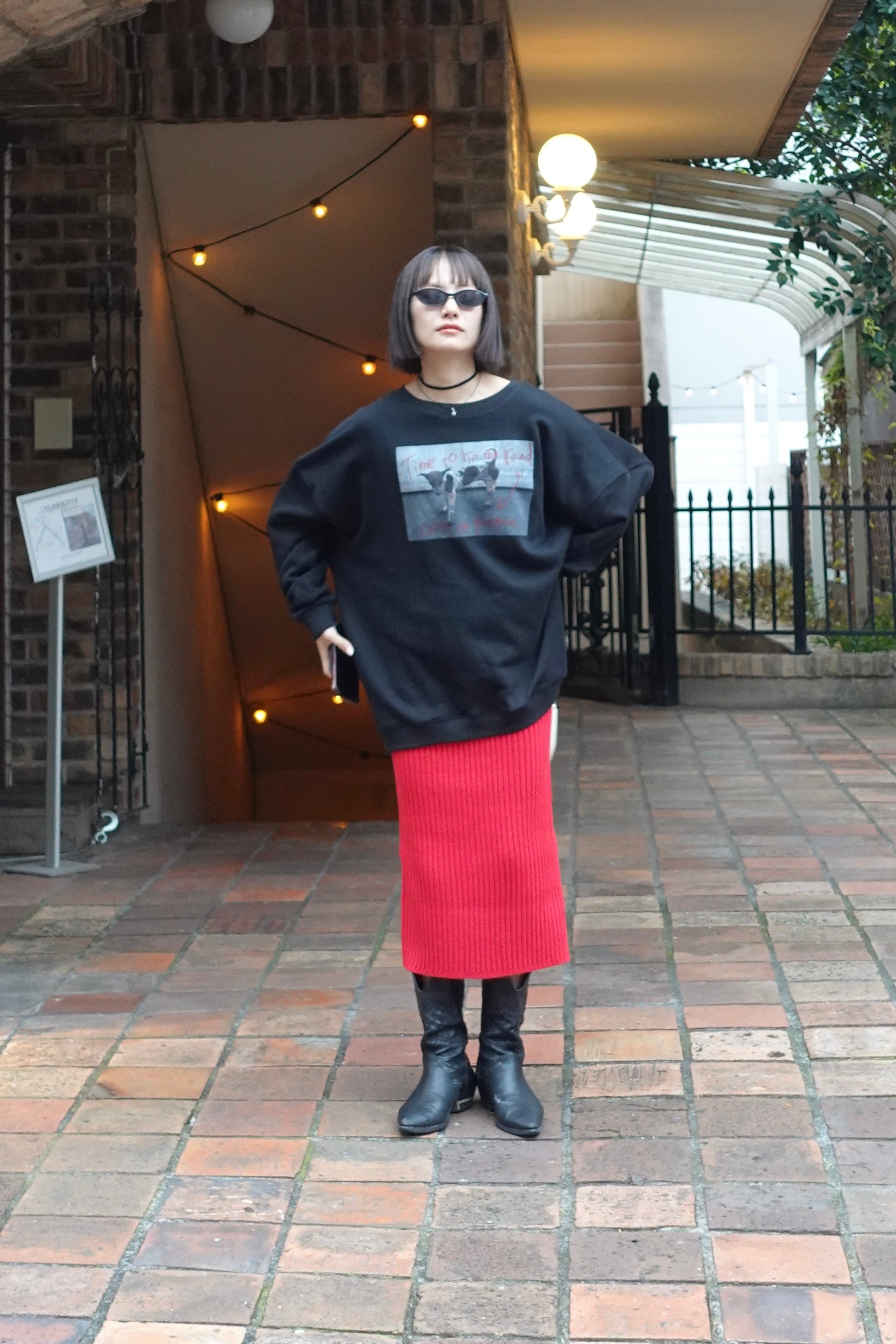 リブミドルスカート