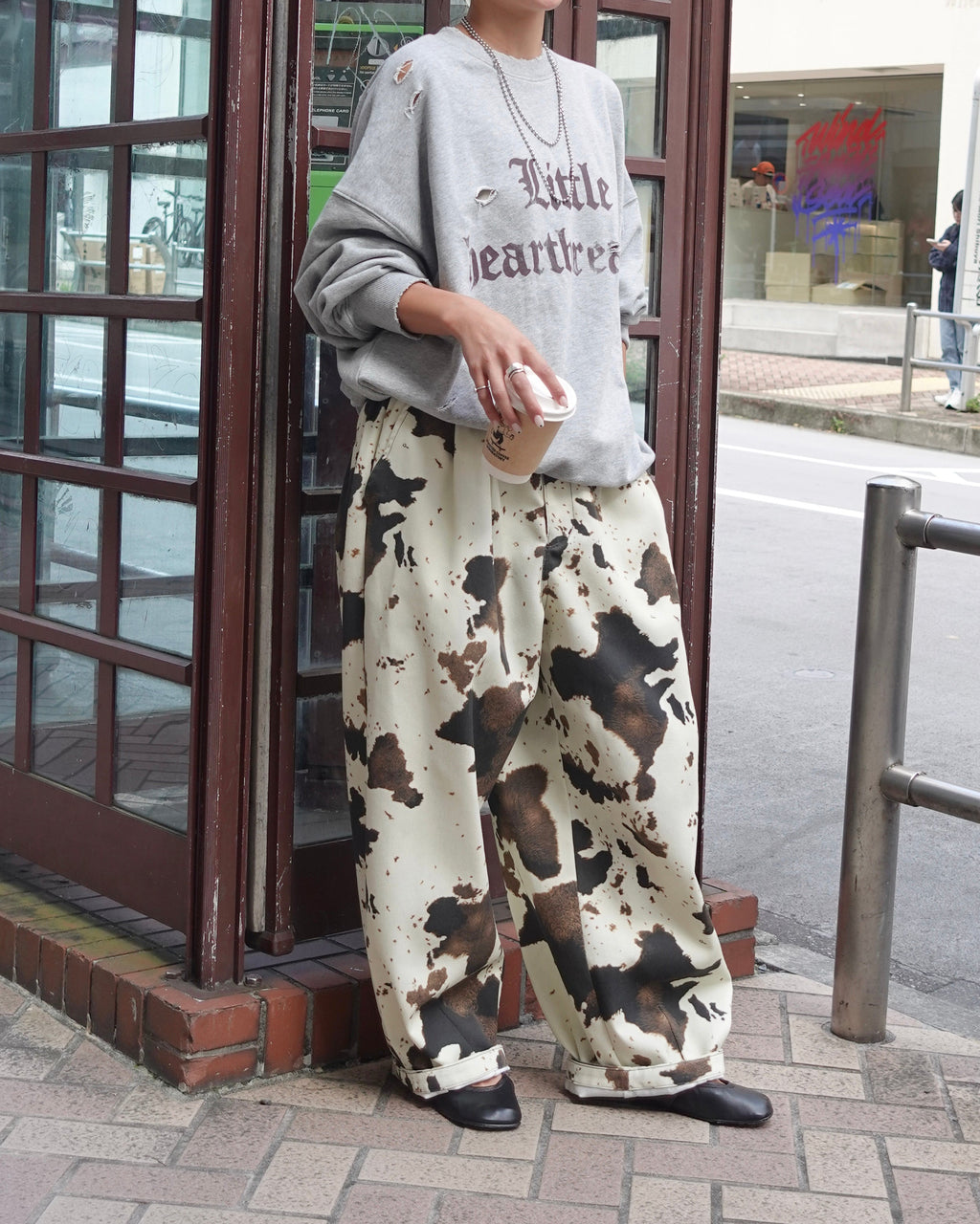 COWモチーフラフパンツ