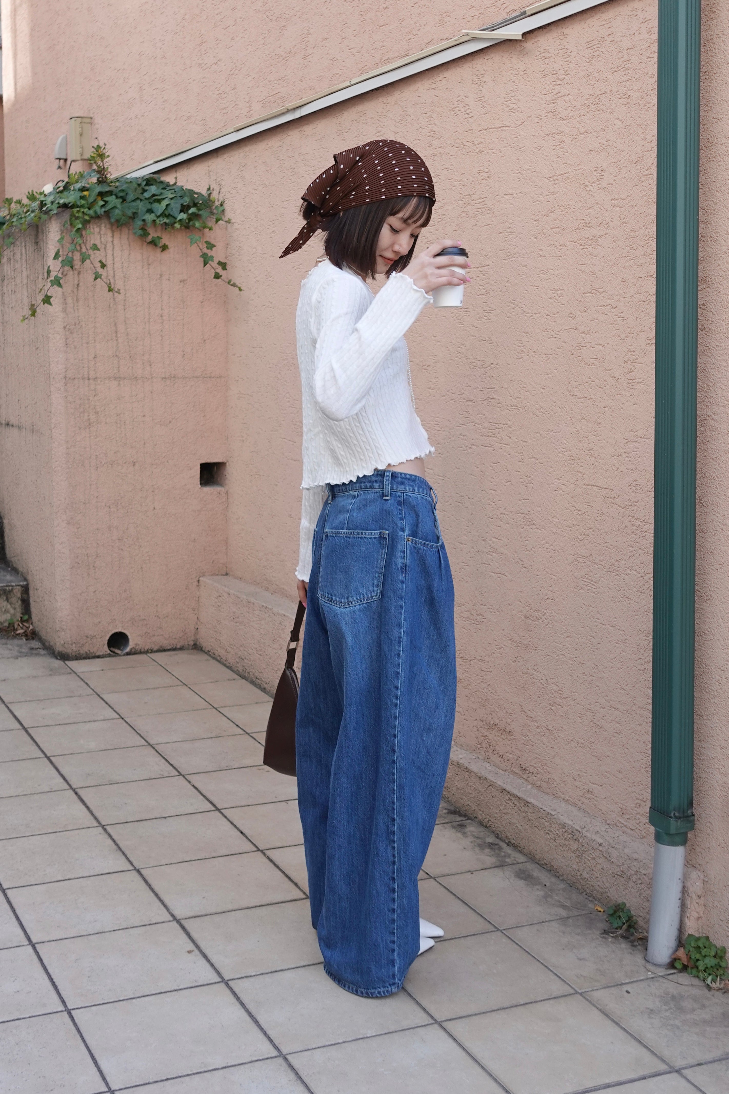 ダブルタックボーイズデニム