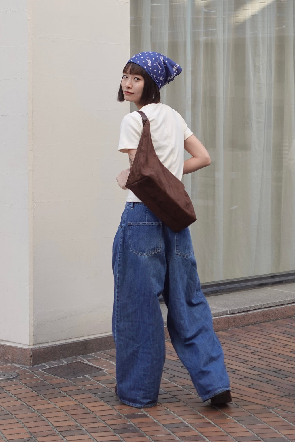 ダブルタックボーイズデニム