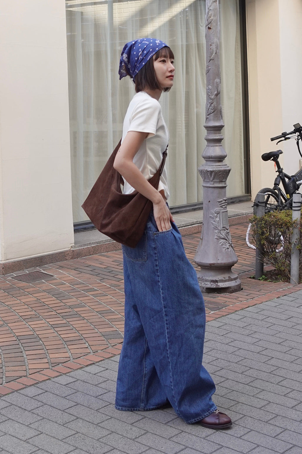 ダブルタックボーイズデニム