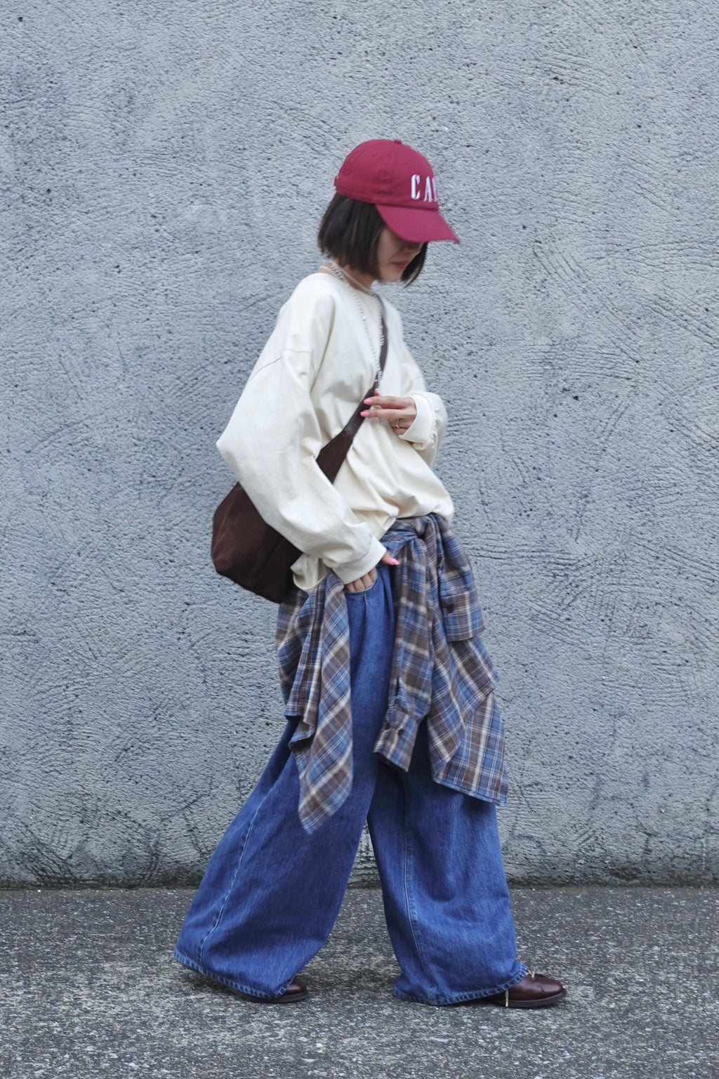 ダブルタックボーイズデニム