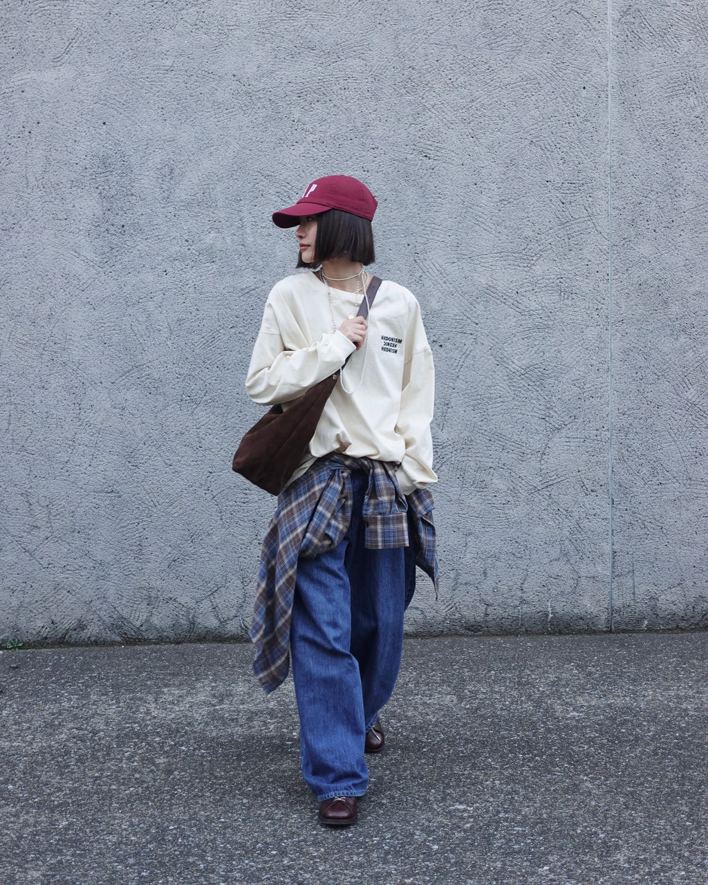 エンブロイダリールーズロンTee