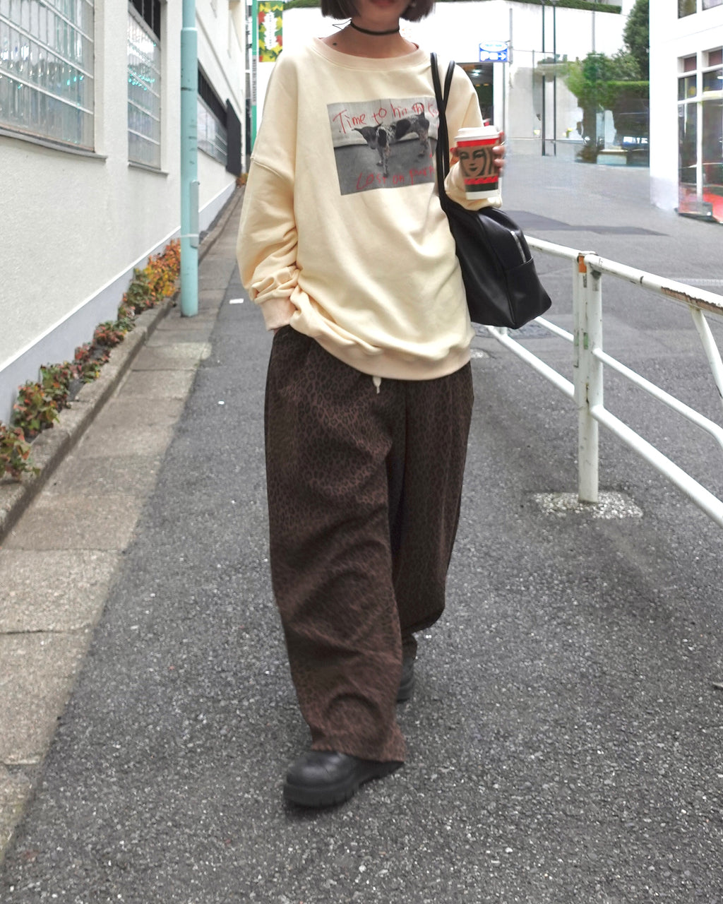 フォトプリントルーズスウェット