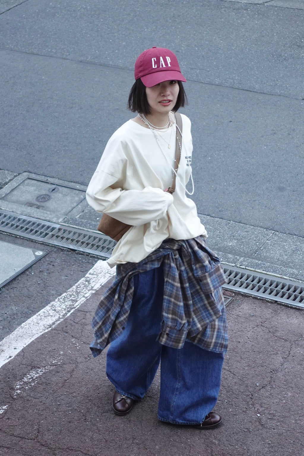 ダブルタックボーイズデニム