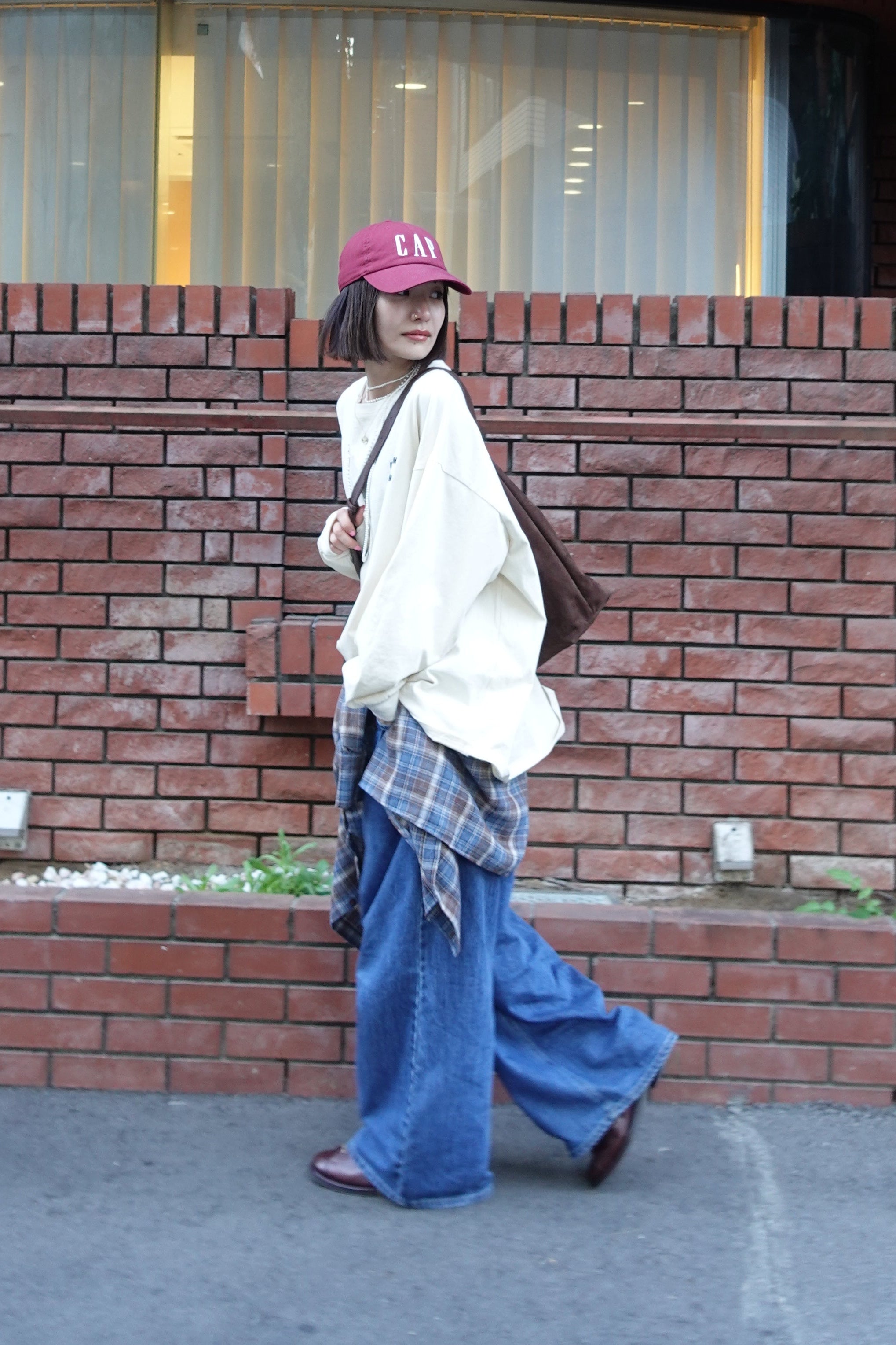 ダブルタックボーイズデニム