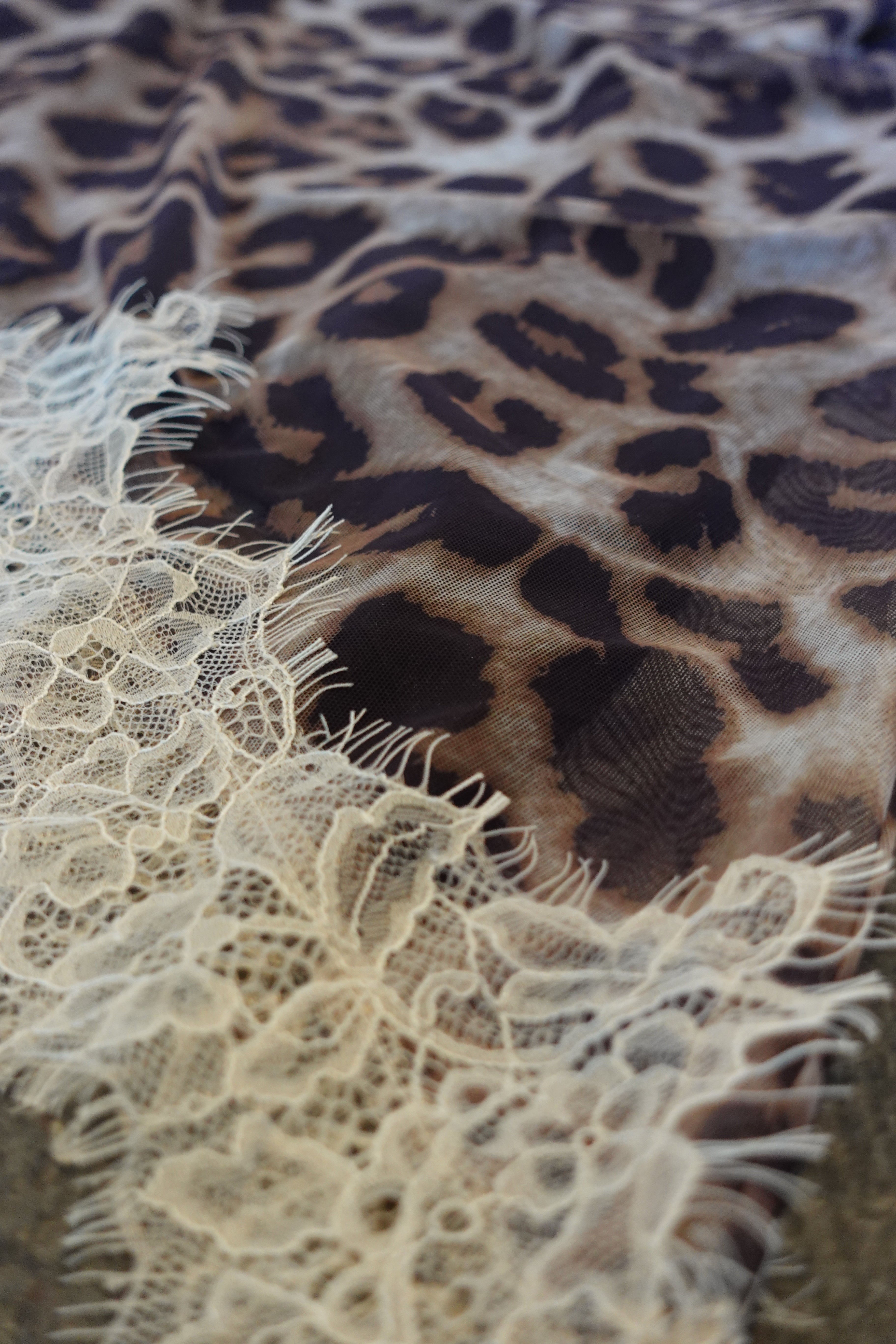 レオパードレースワンピース