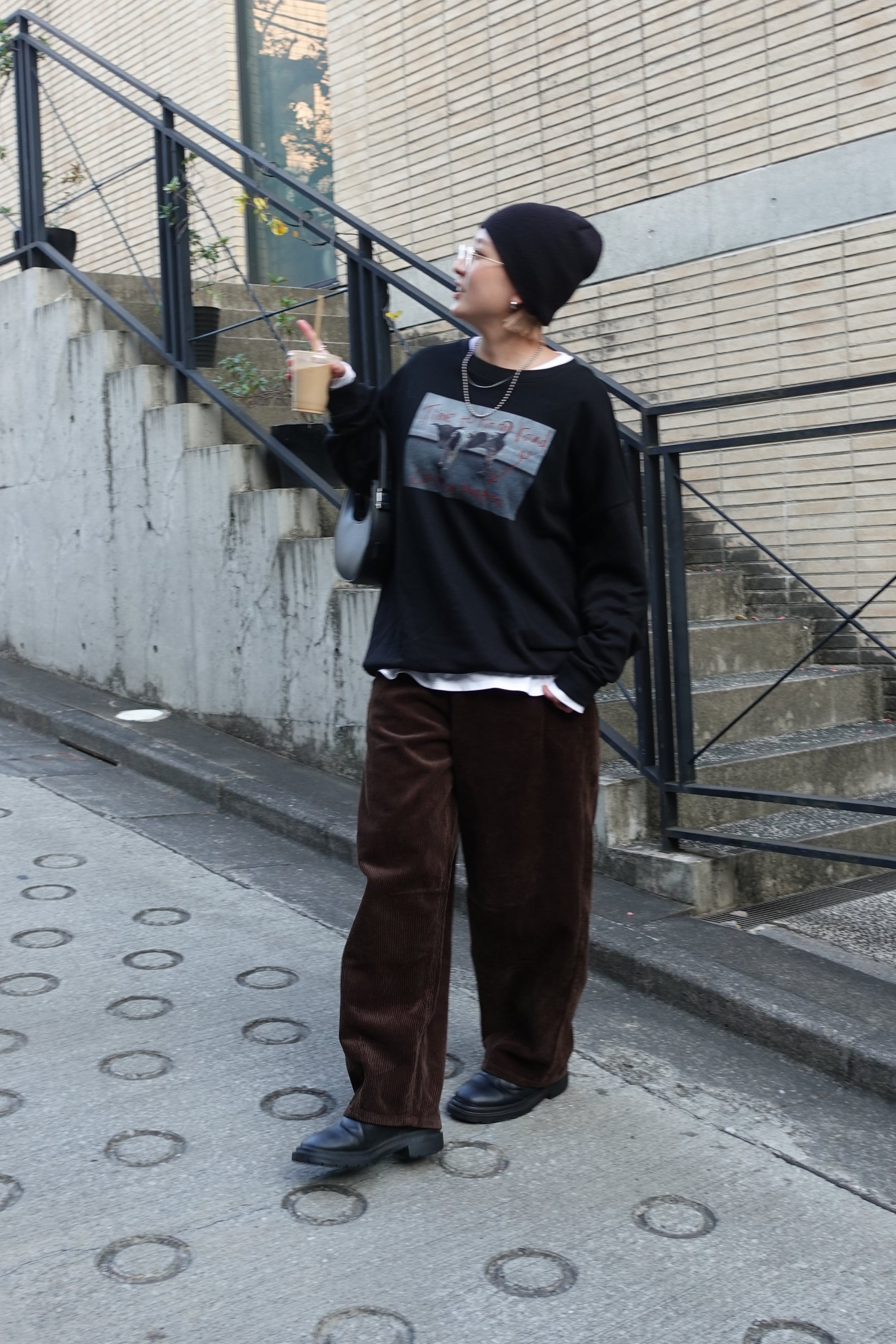 フォトプリントルーズスウェット