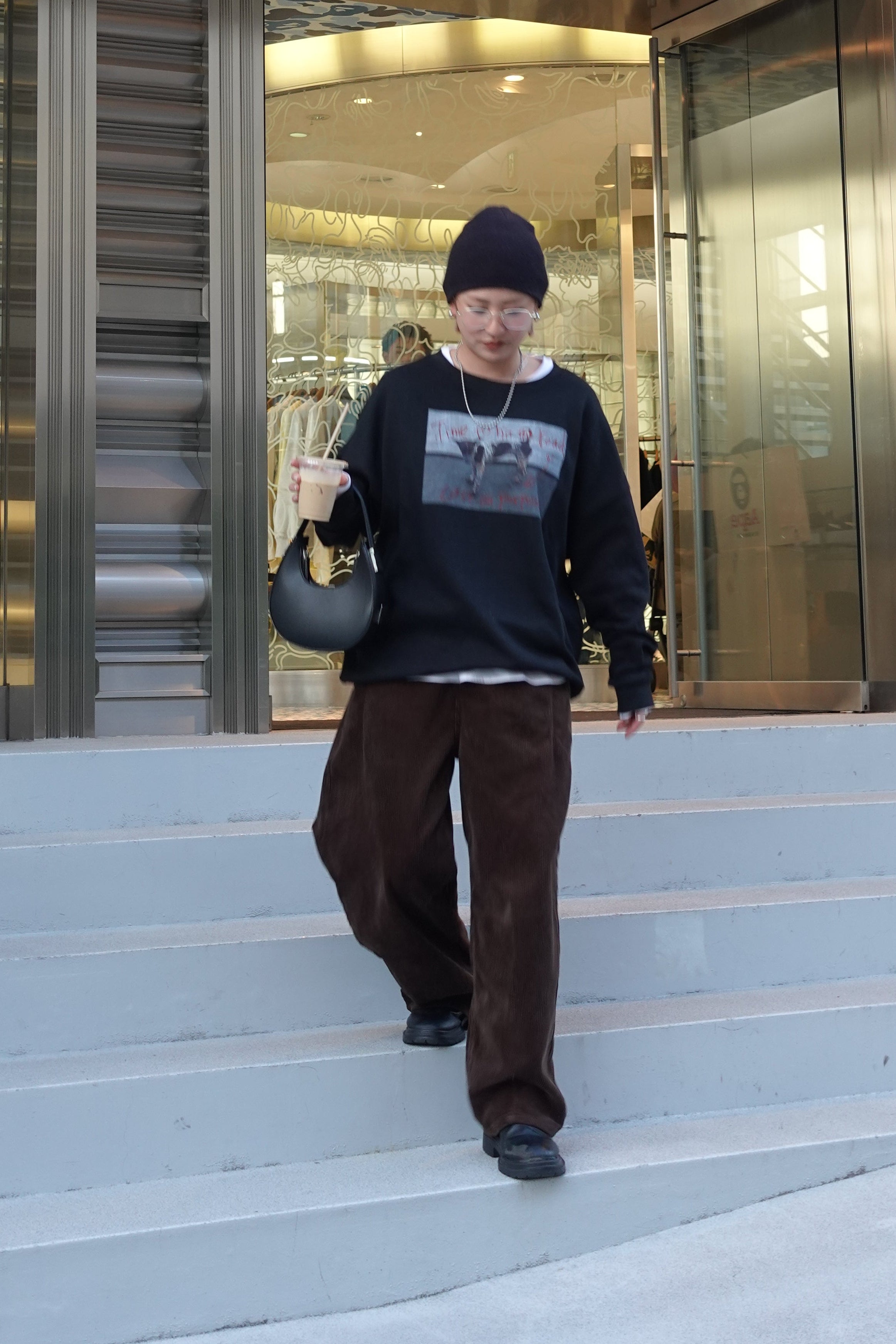 フォトプリントルーズスウェット