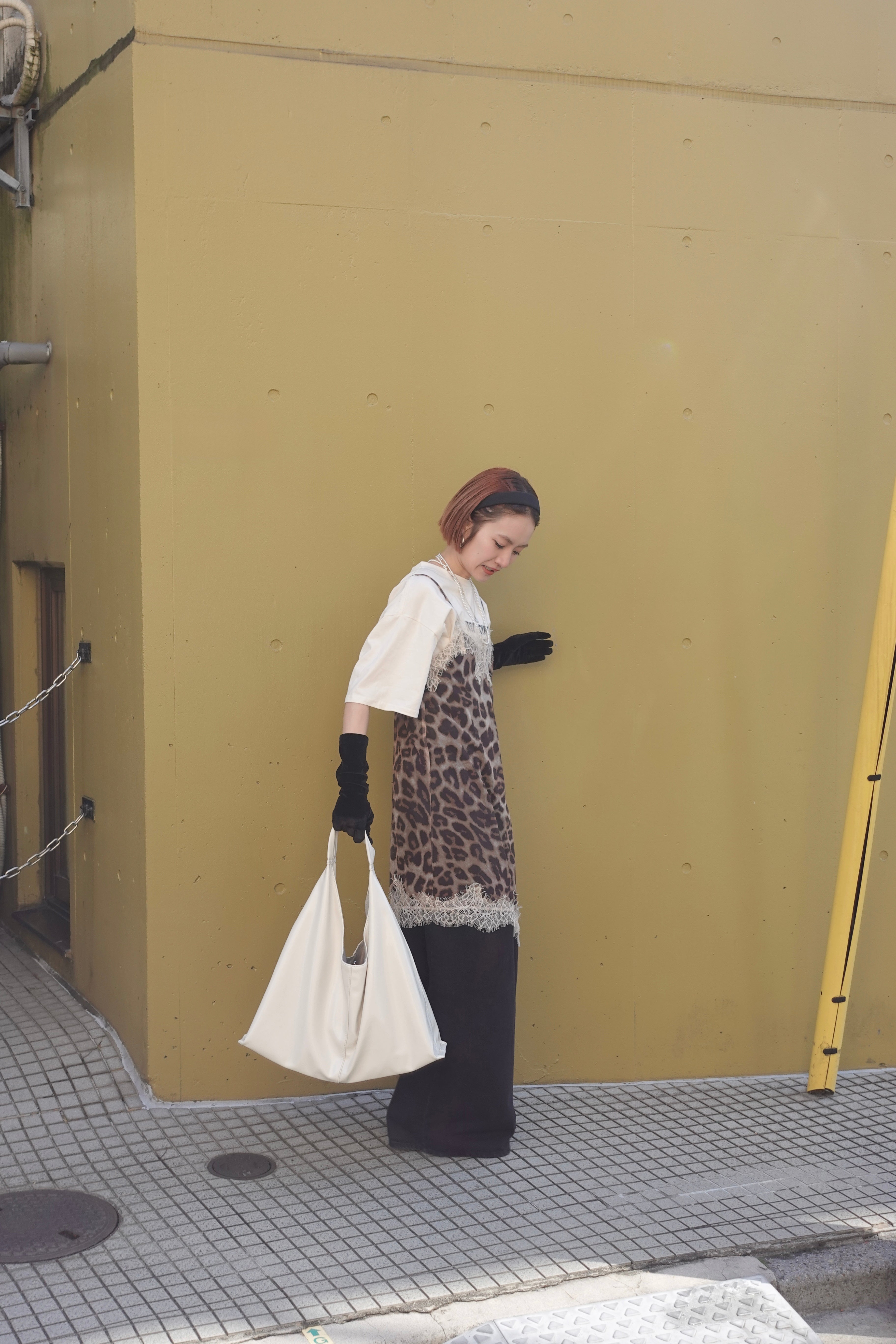 レオパードレースワンピース