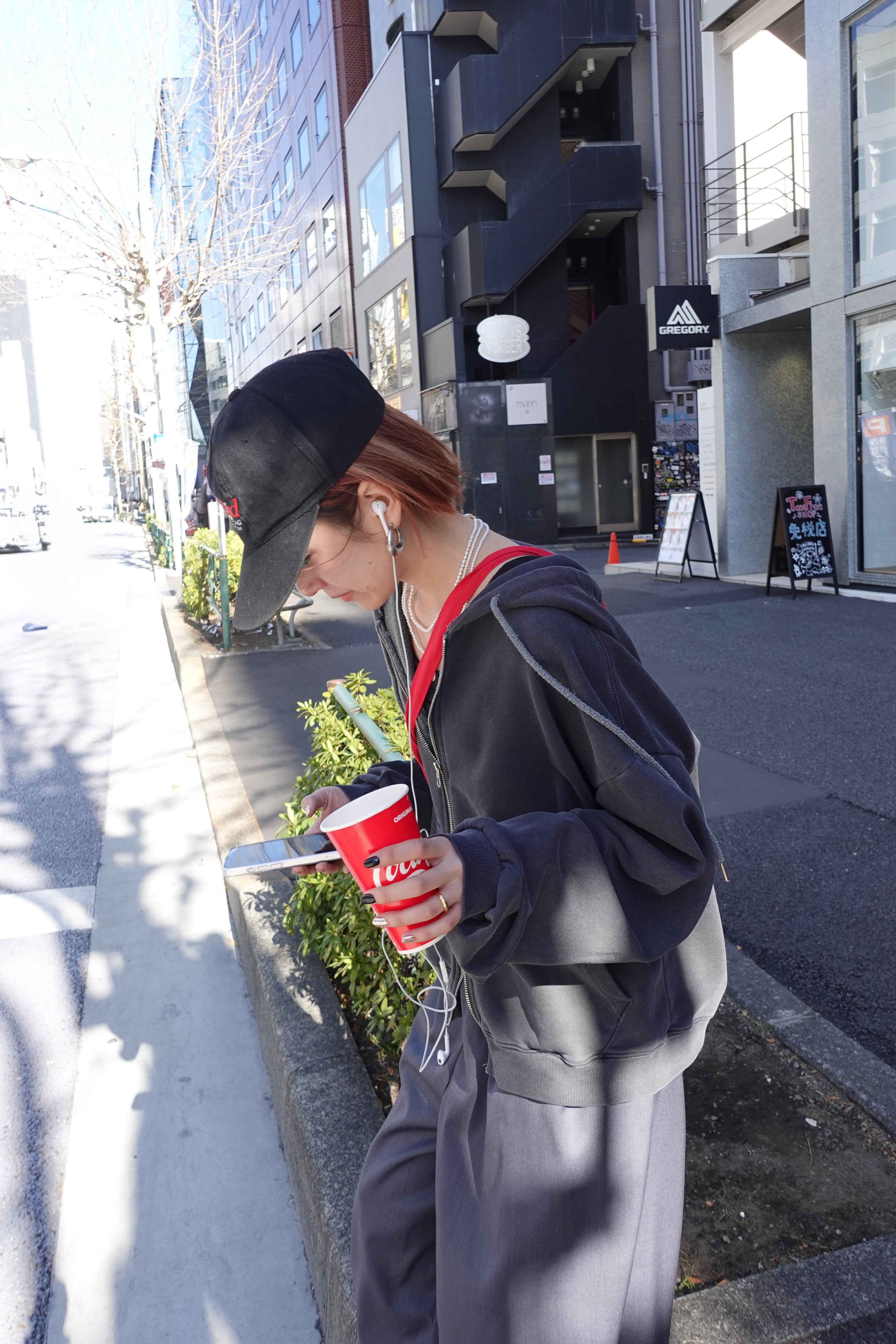 ウォッシュジップパーカー