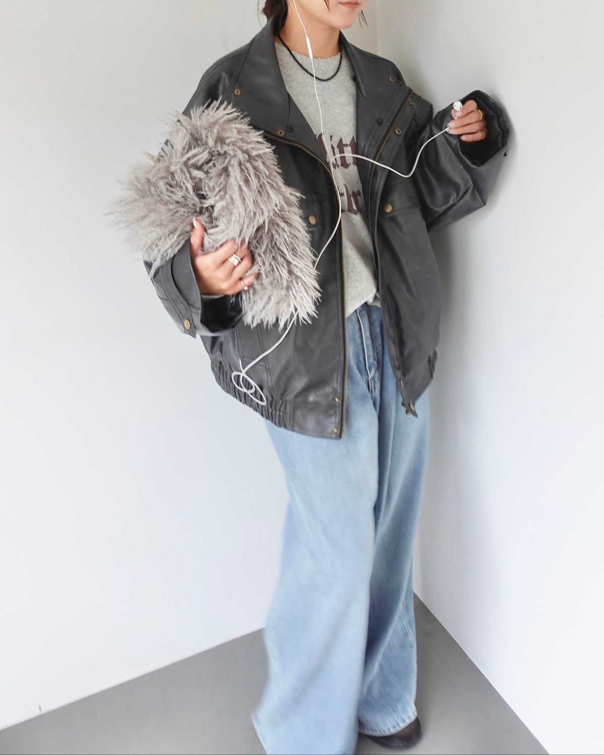 ファーショルダーBAG