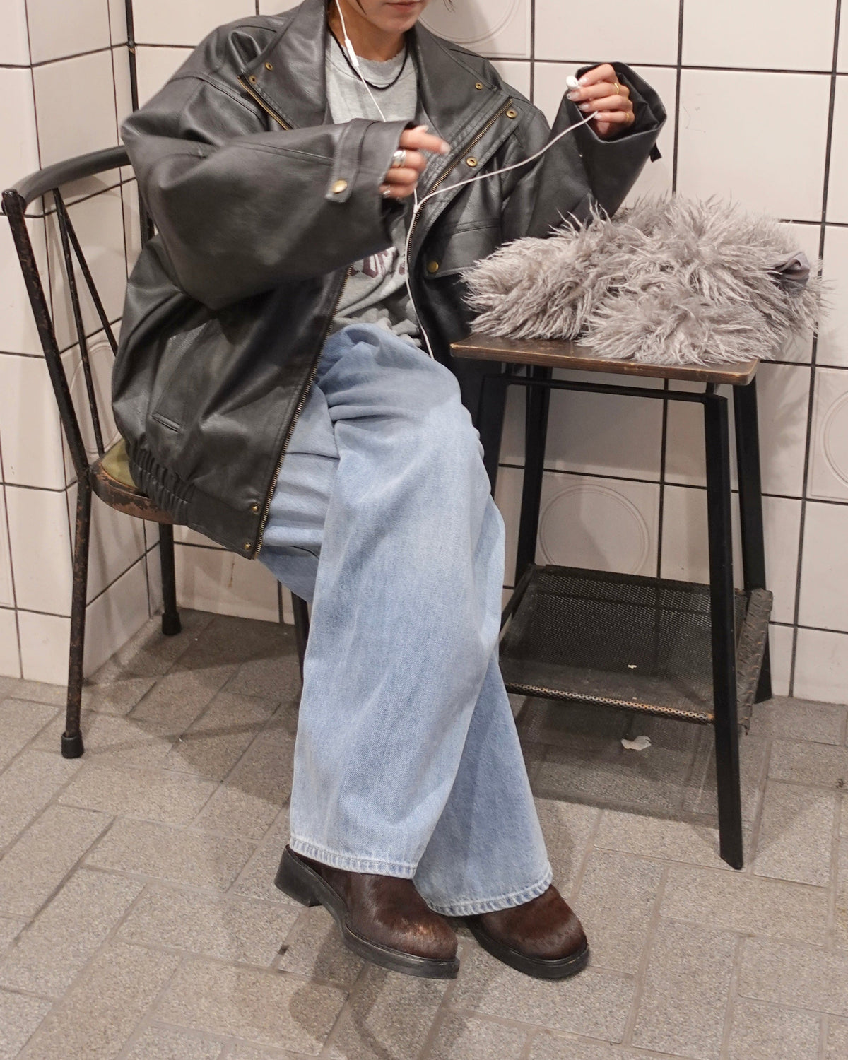 ファーショルダーBAG