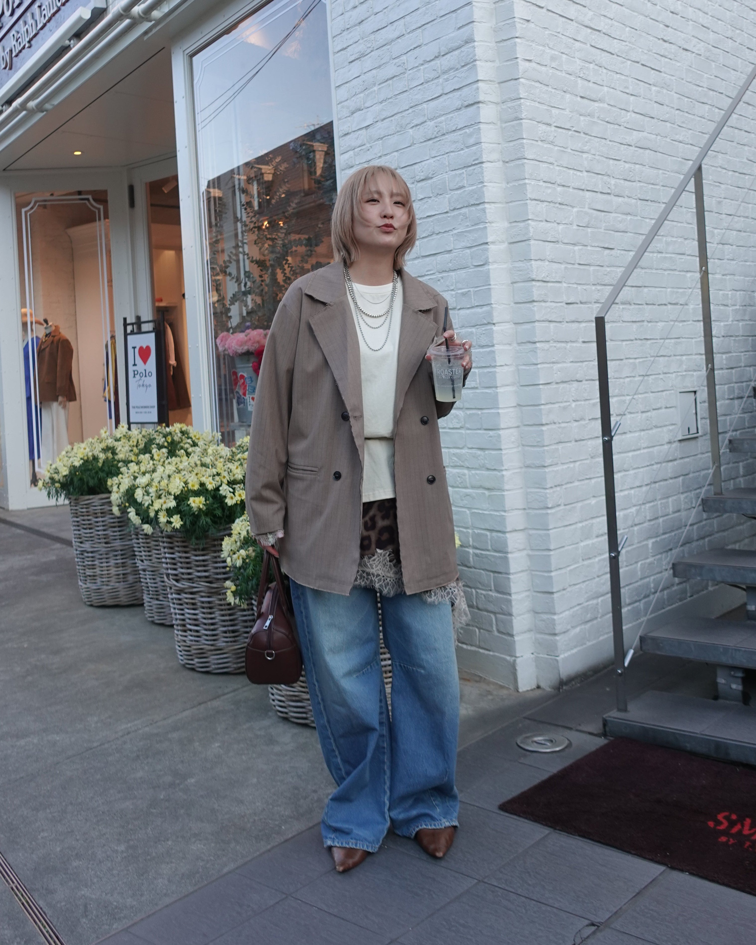 レオパードレースワンピース