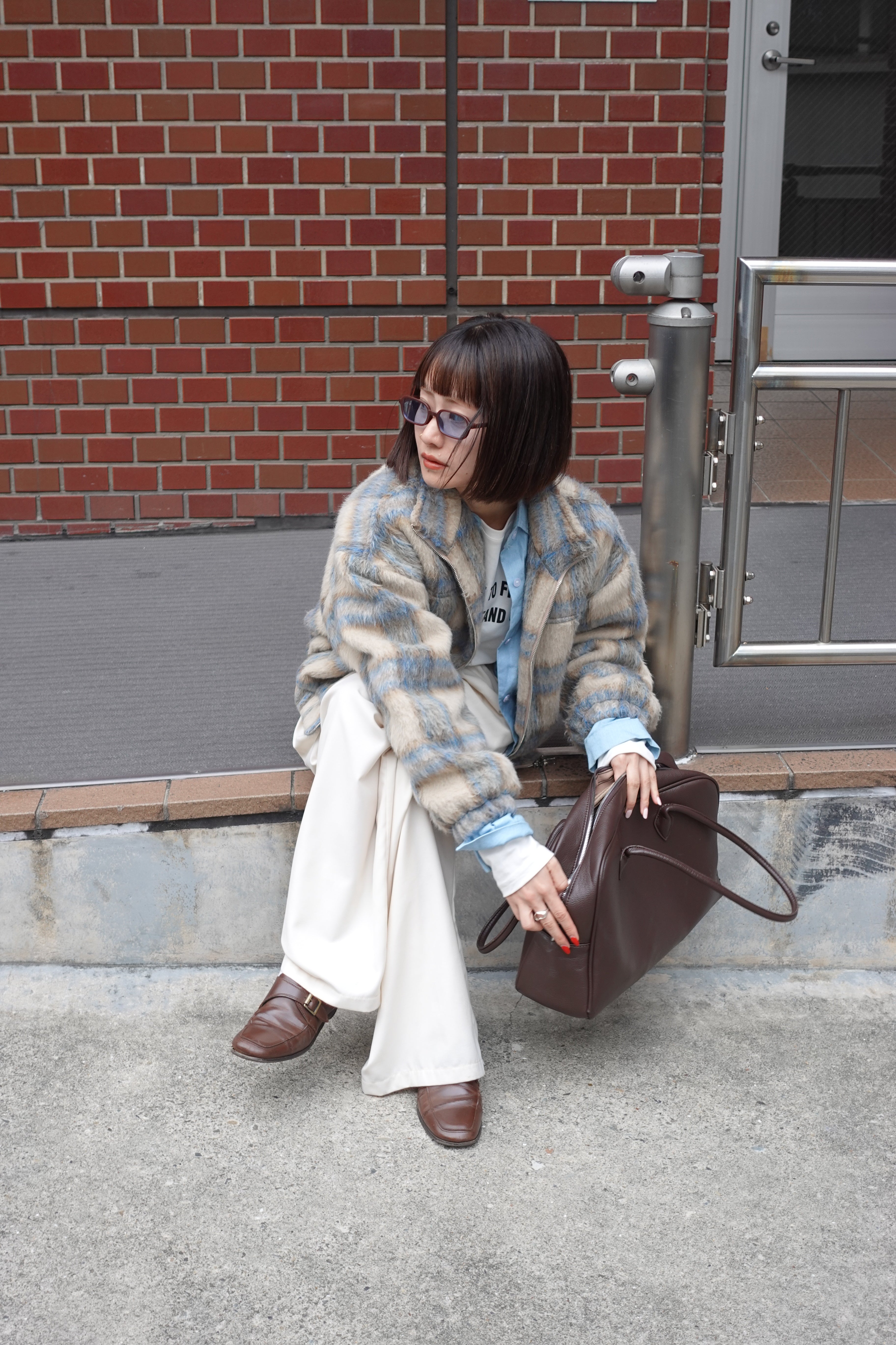 シャギーチェックブルゾン – TEEN BOOP 公式通販サイト