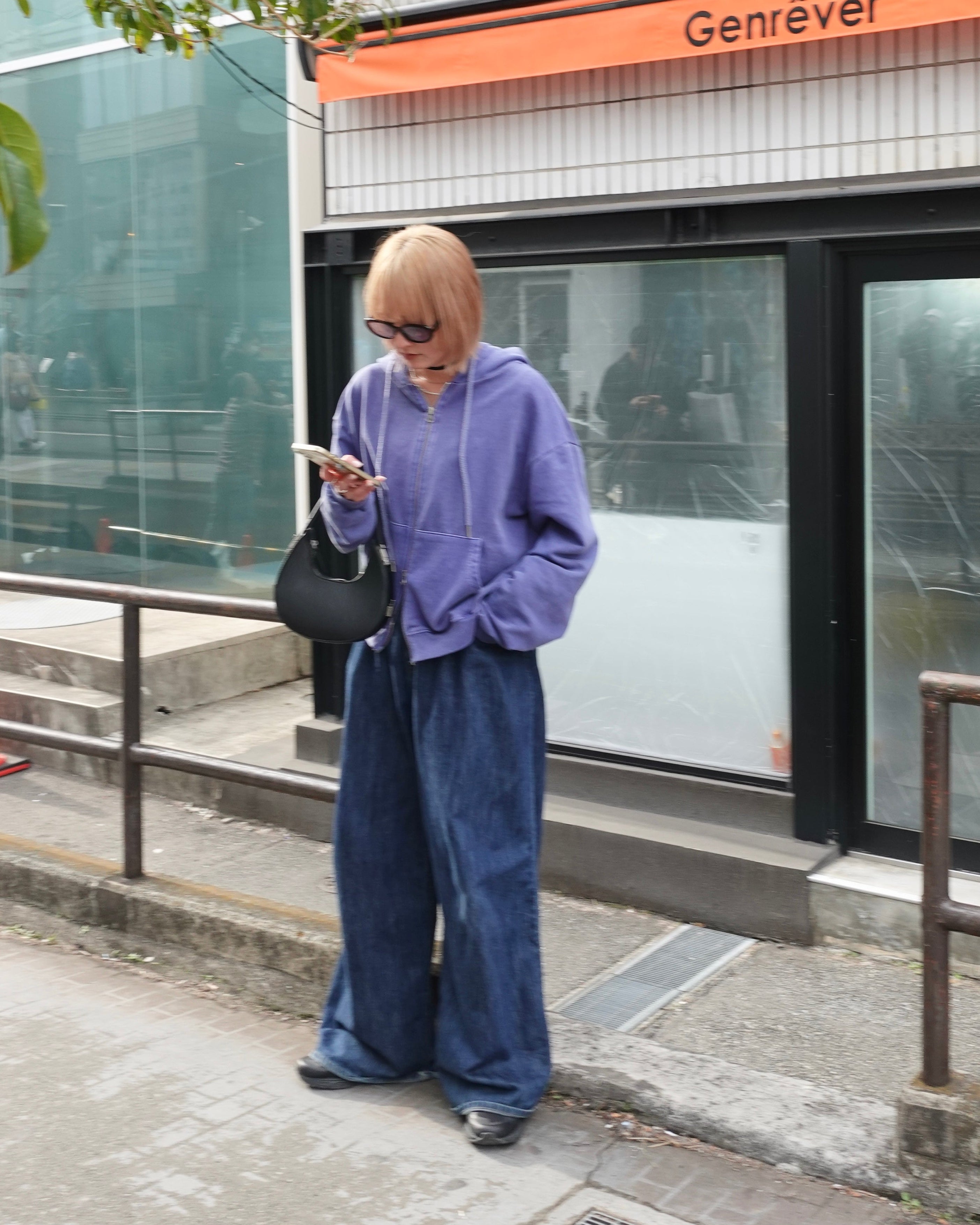 ウォッシュジップパーカー