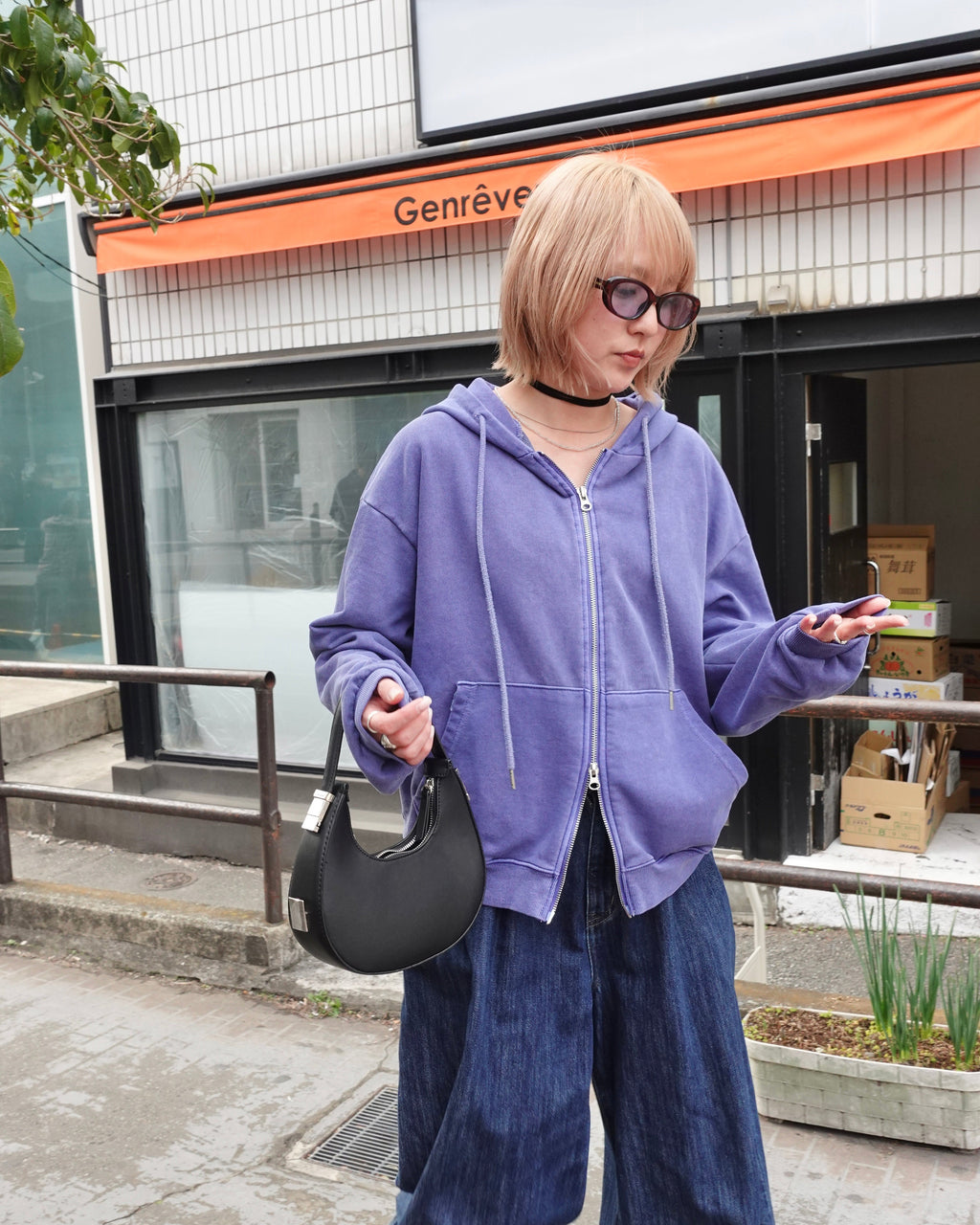 ウォッシュジップパーカー