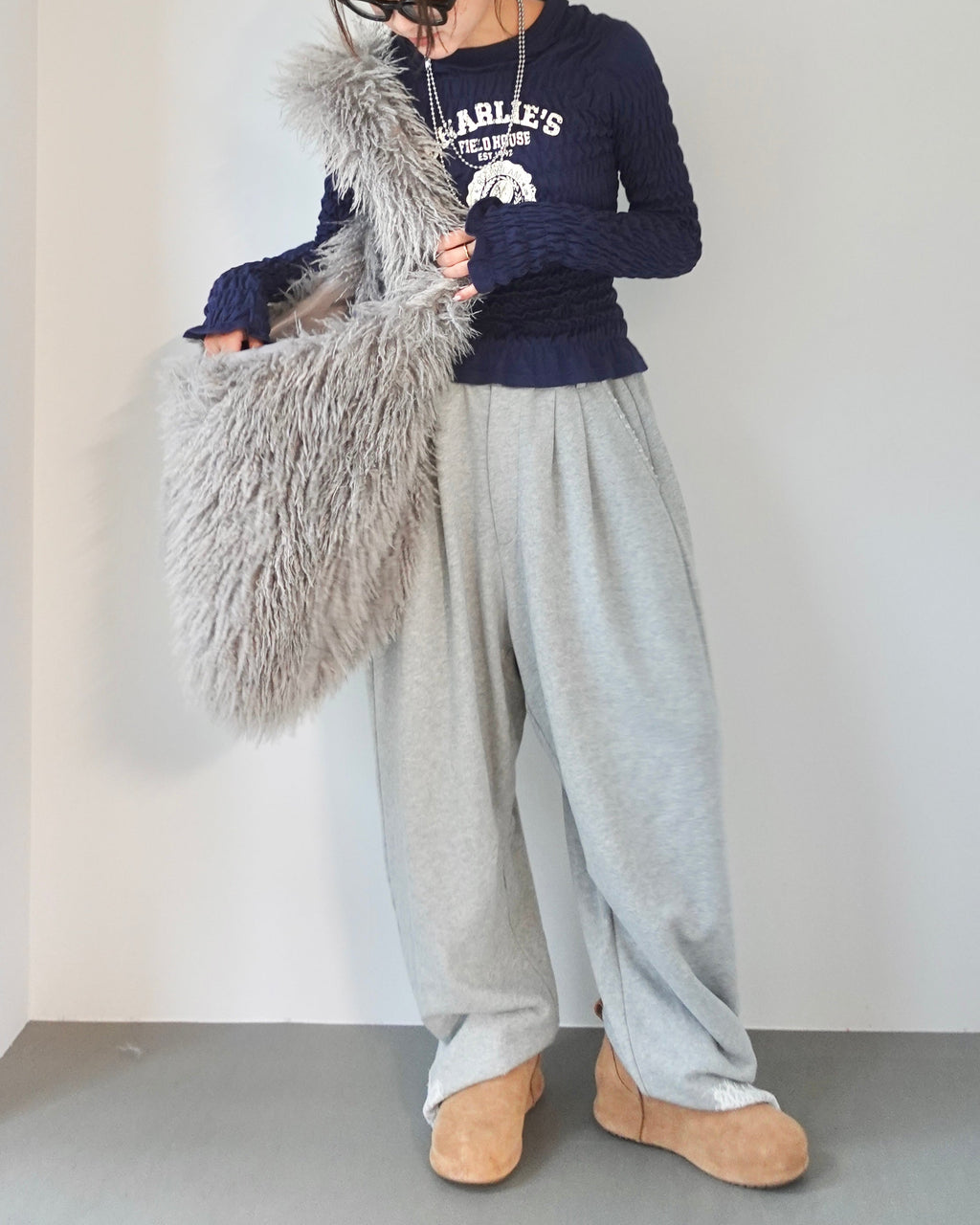 ファーショルダーBAG