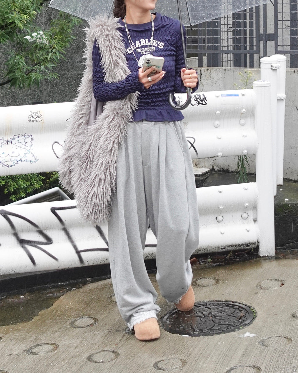 ファーショルダーBAG