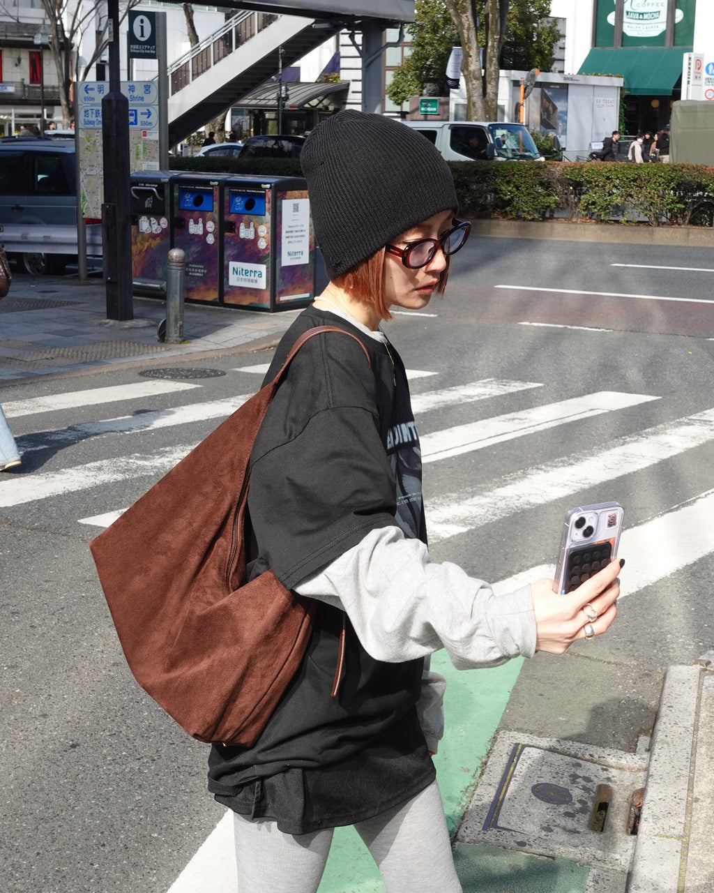 【ノベルティ】スウェードショルダーBAG