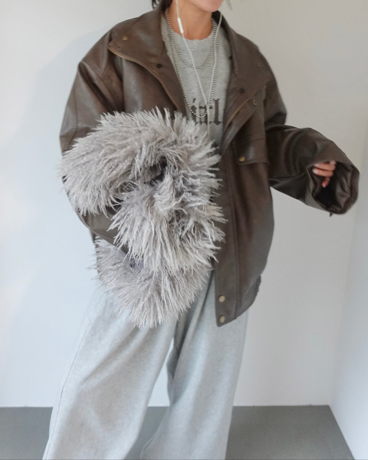 ファーショルダーBAG