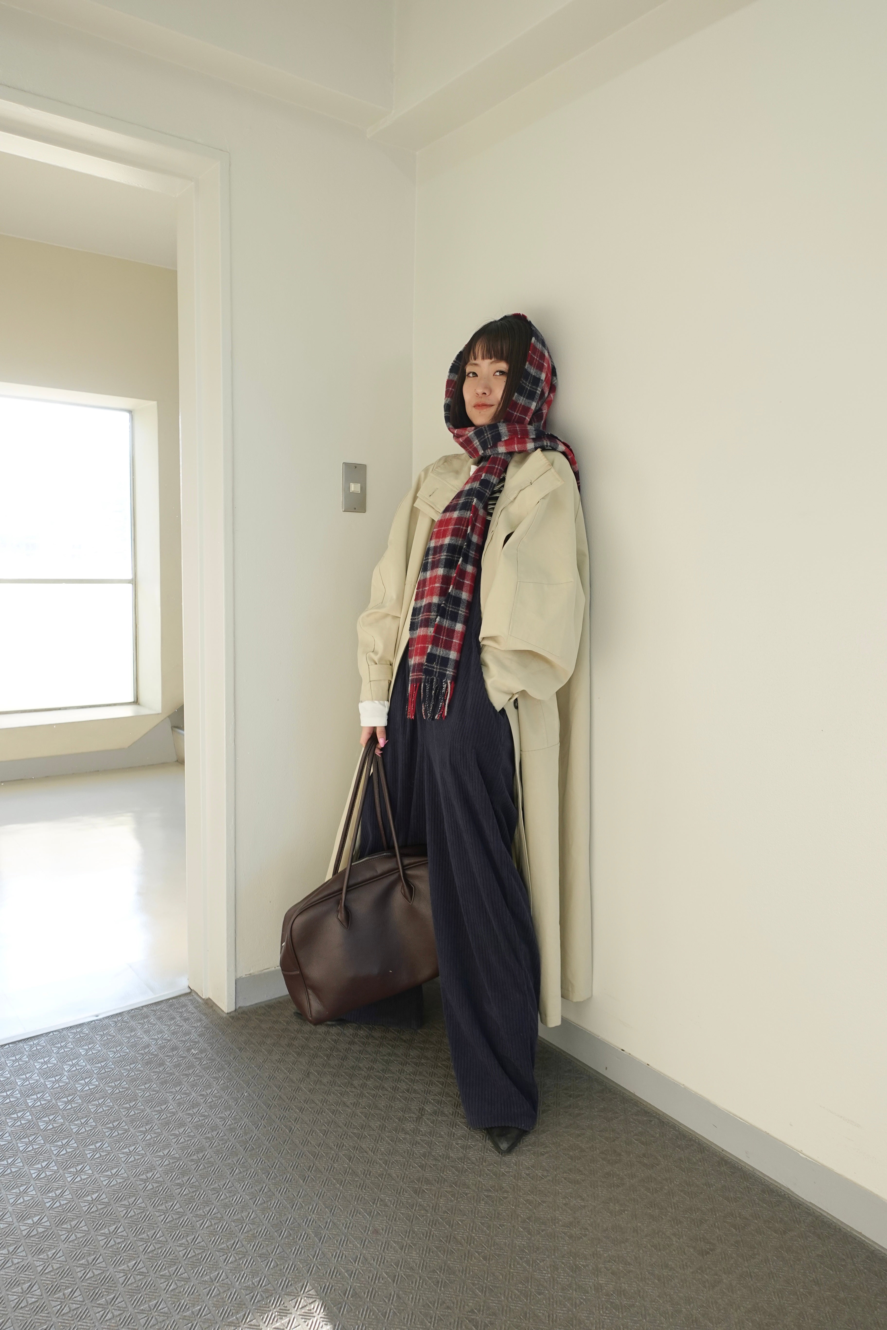 コーデュロイルーズサロペット