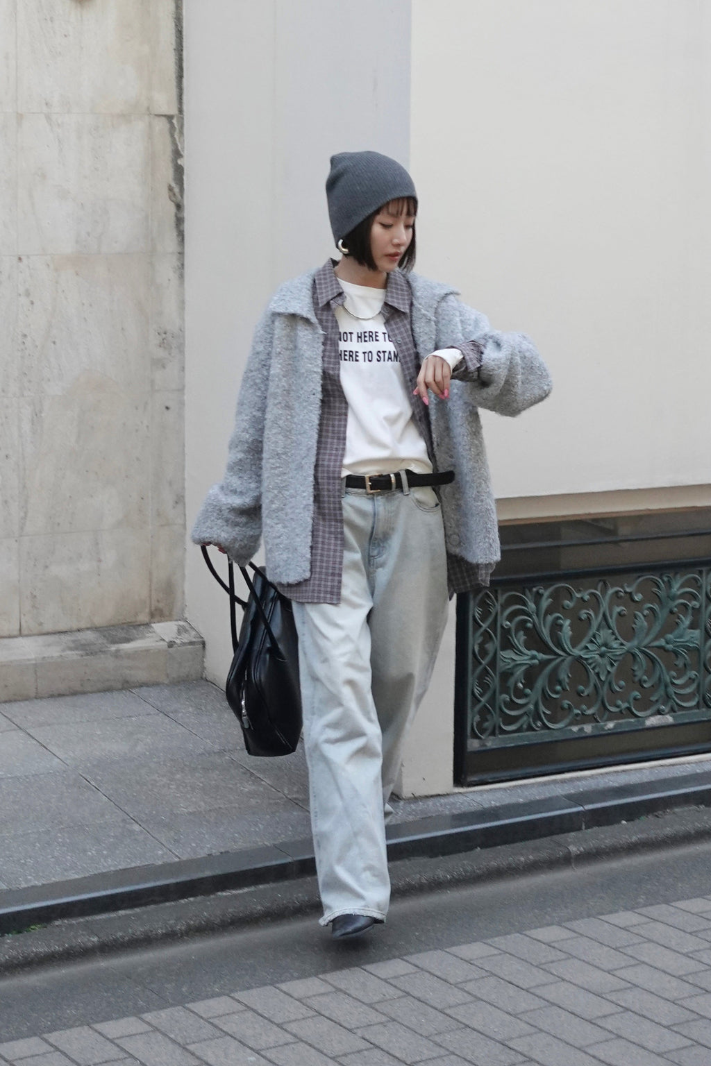 ブークレニットシャツカーデ