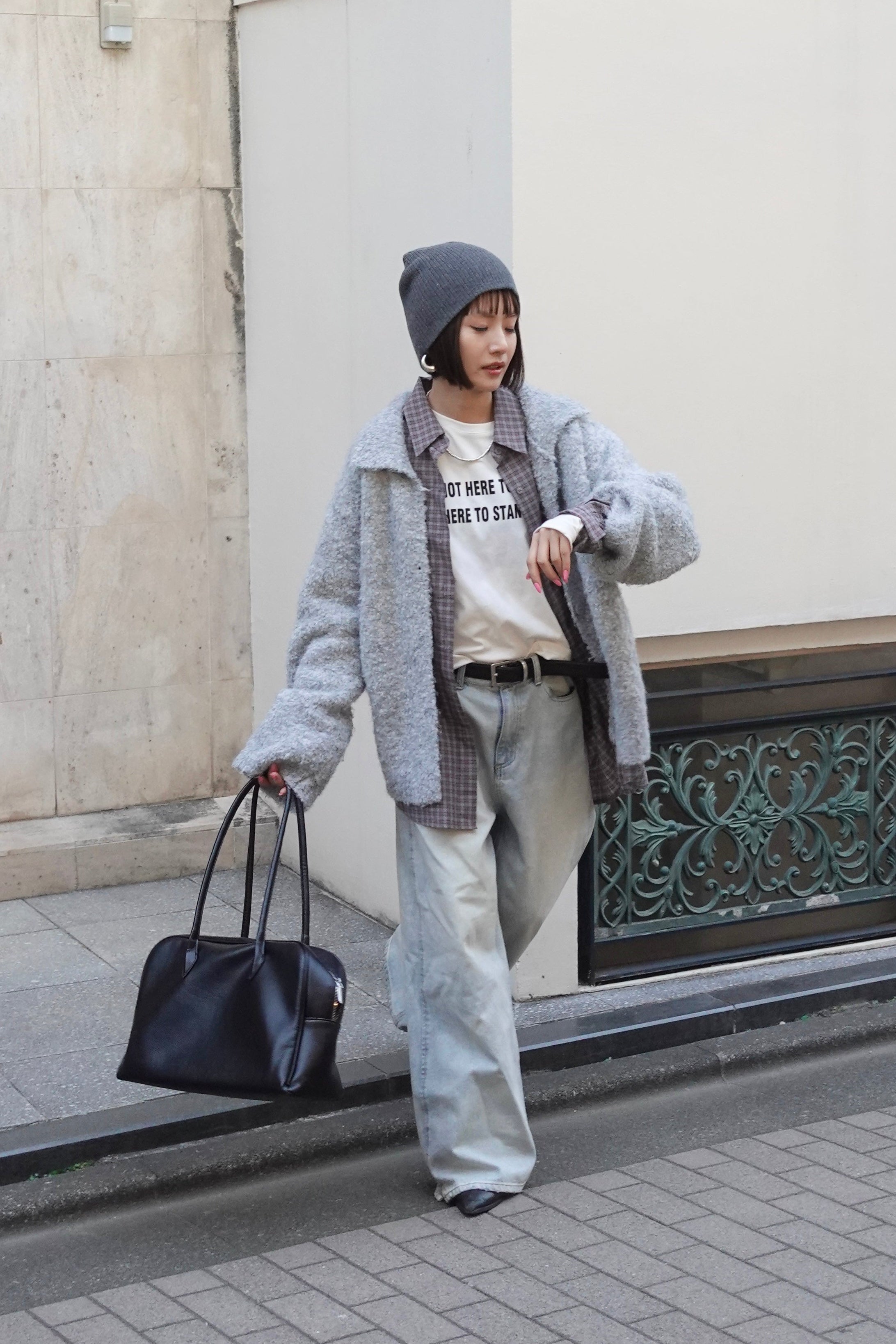 ブークレニットシャツカーデ