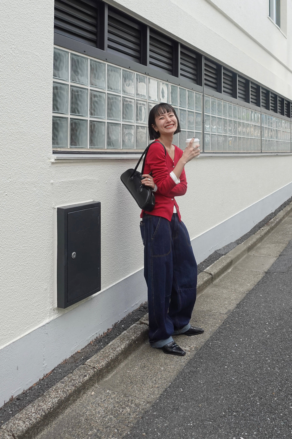 ニットフィットカーデ
