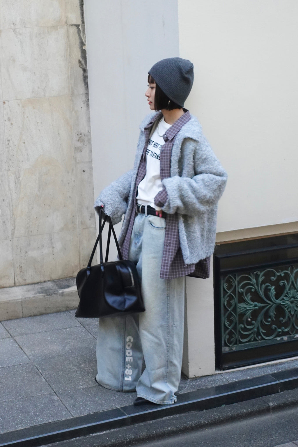 ブークレニットシャツカーデ