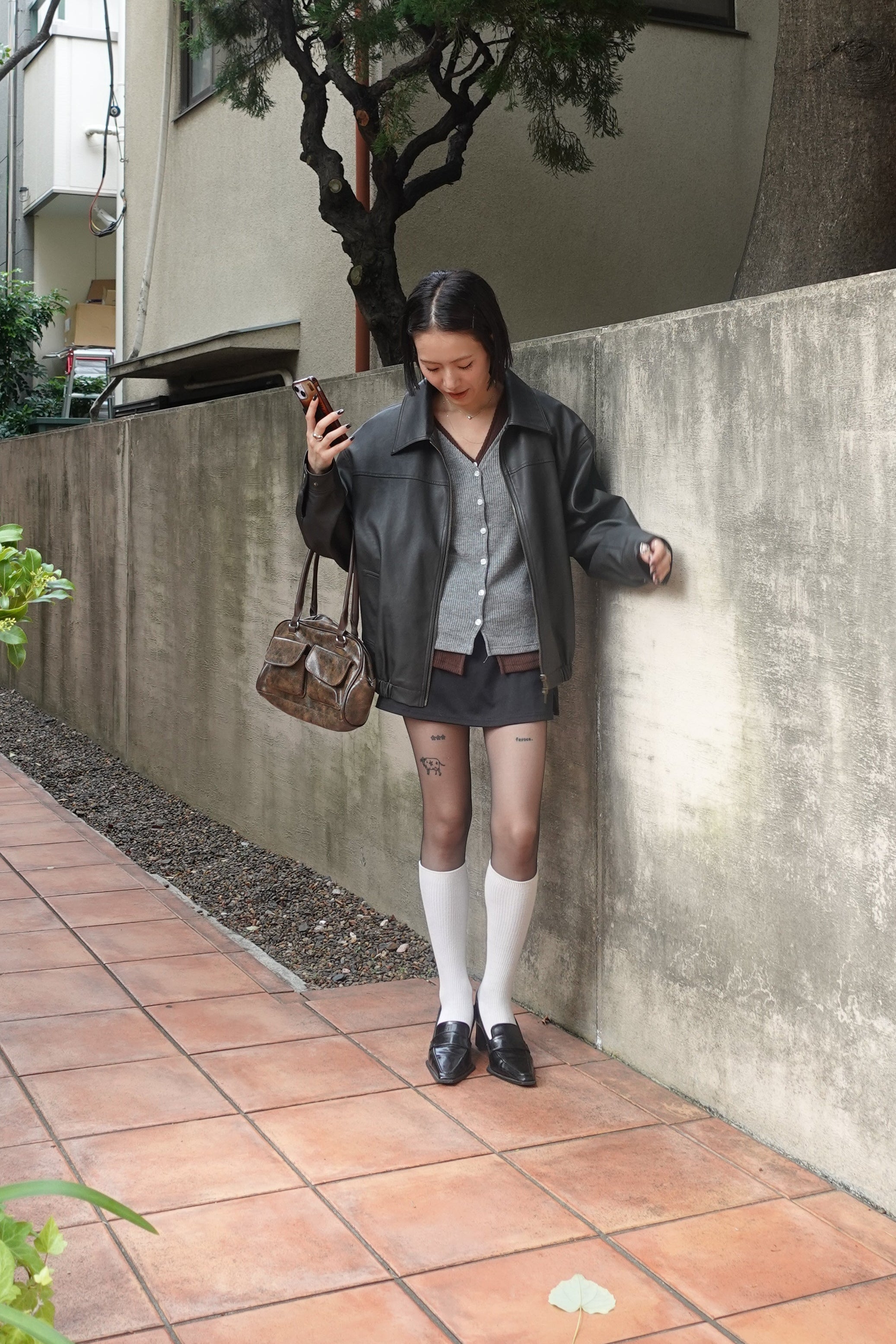 ニットフィットカーデ