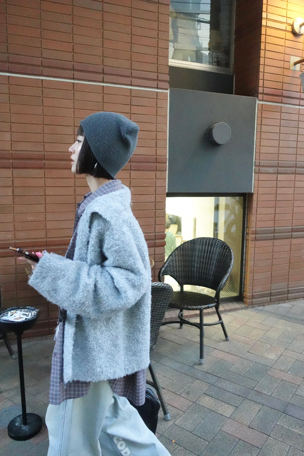 ブークレニットシャツカーデ