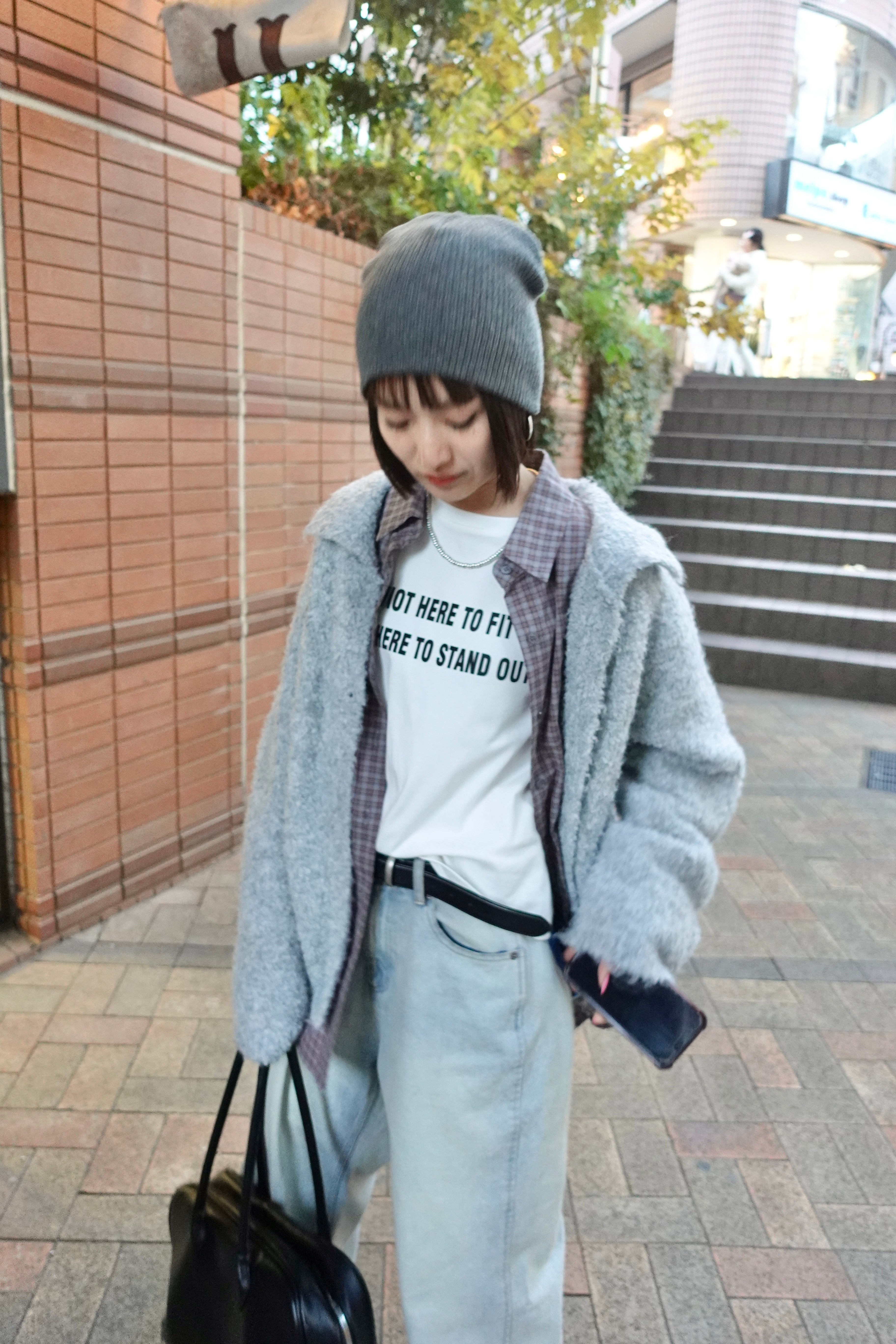 ブークレニットシャツカーデ