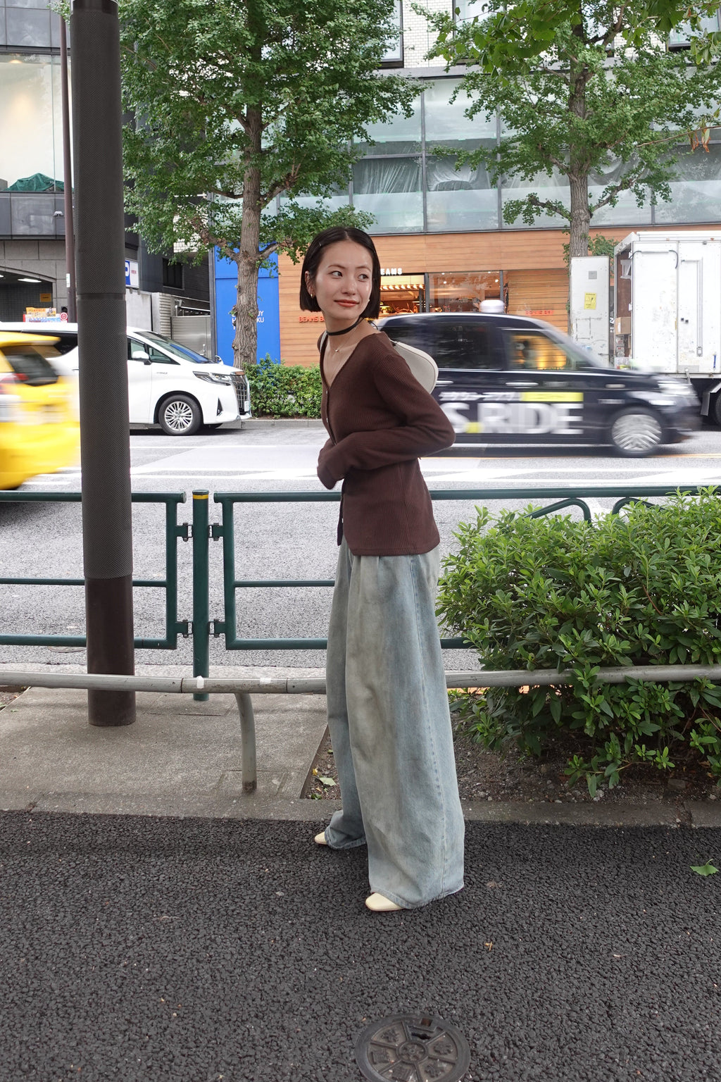 ニットフィットカーデ