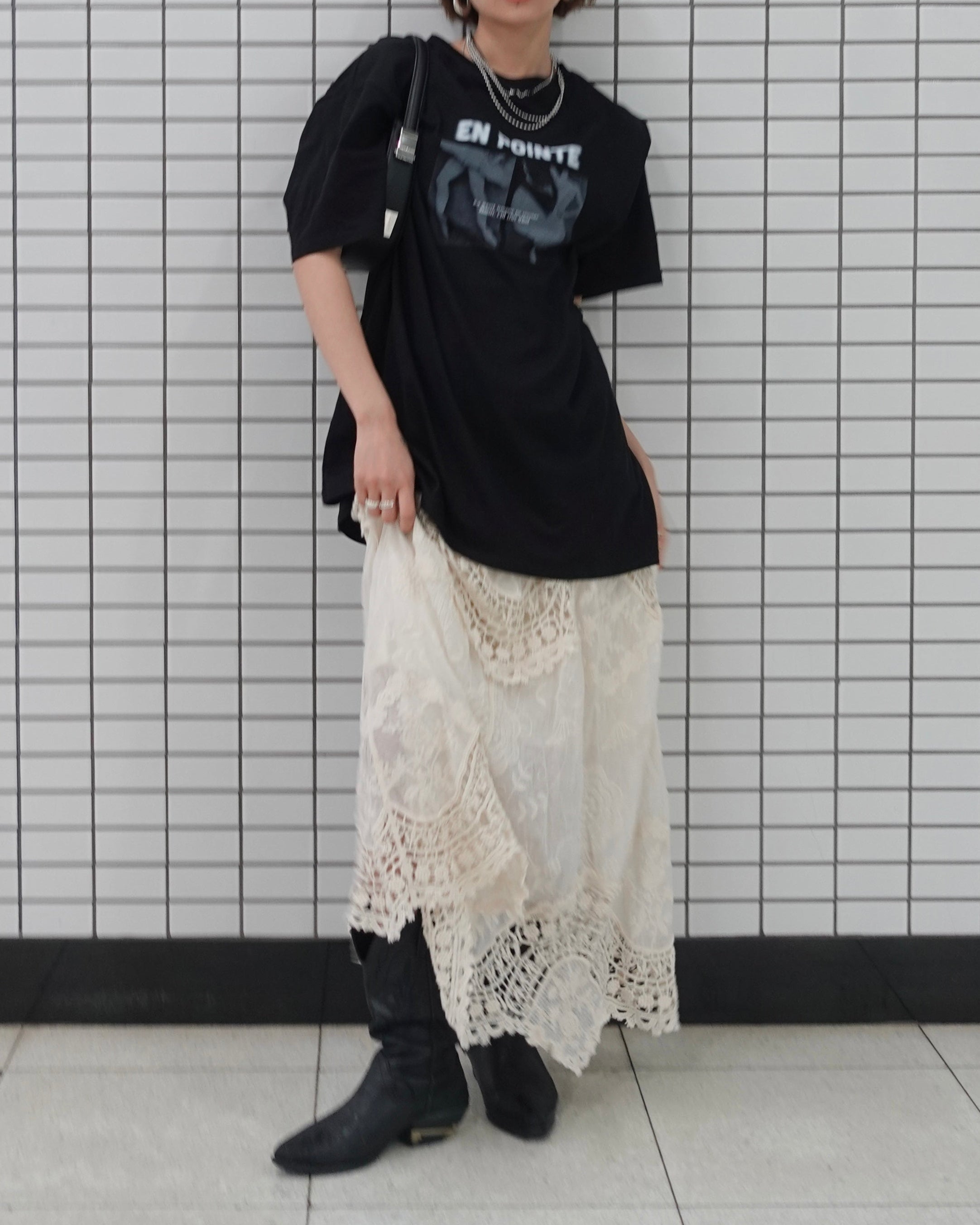 バテンレーススカート