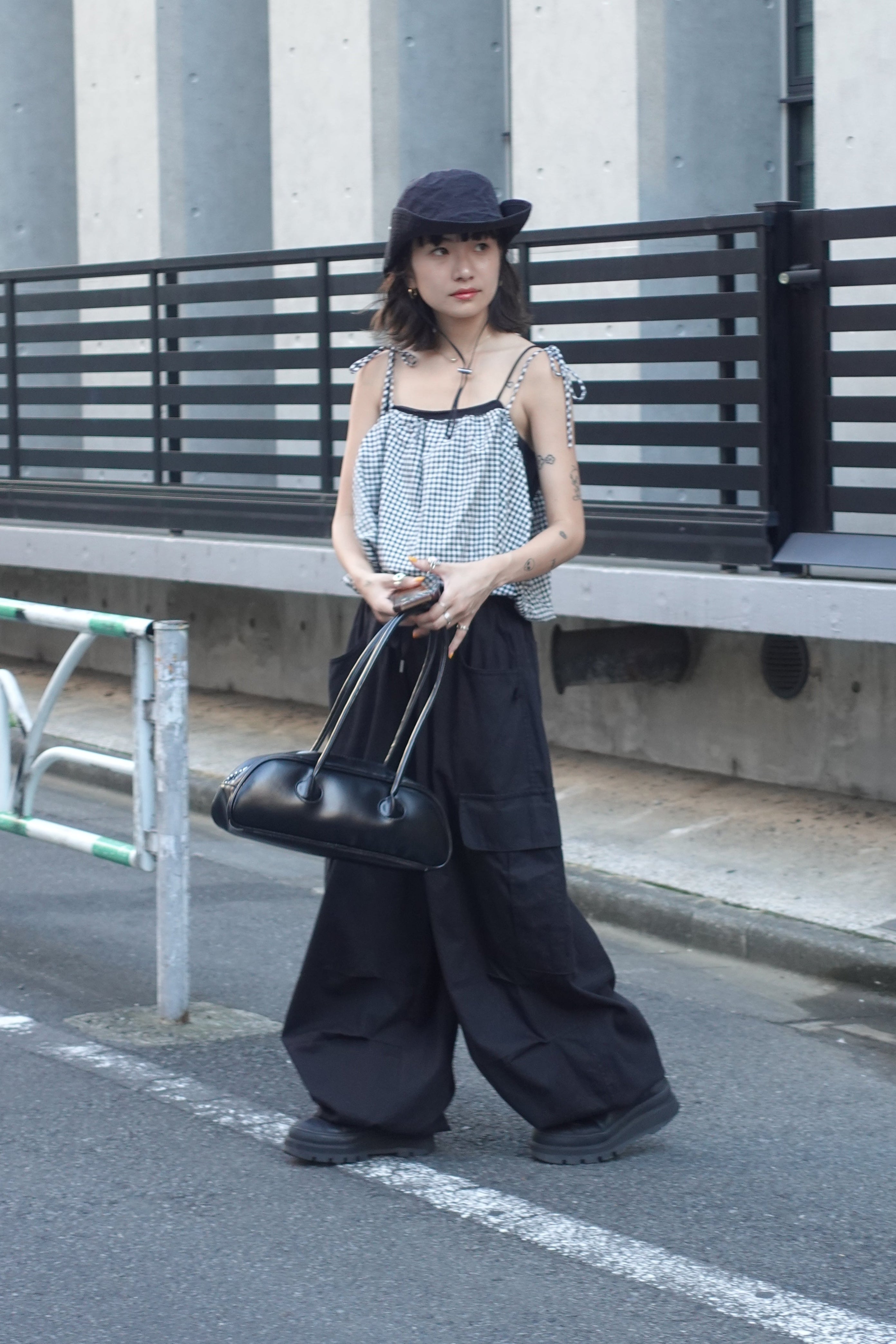 リボンストラップバルーンキャミ