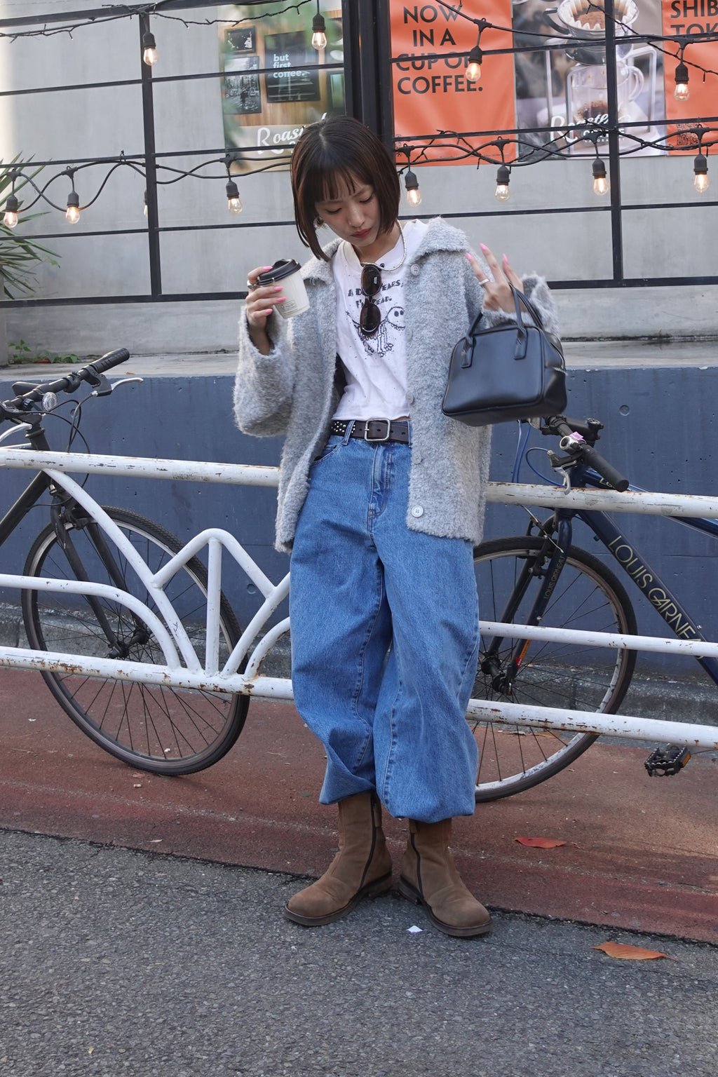 ブークレニットシャツカーデ