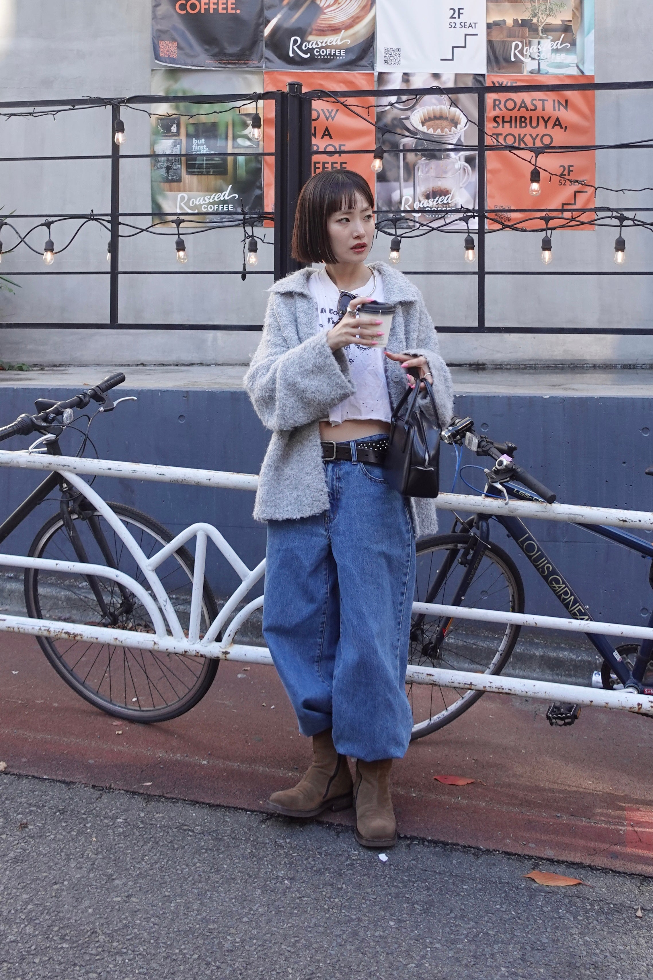 ブークレニットシャツカーデ