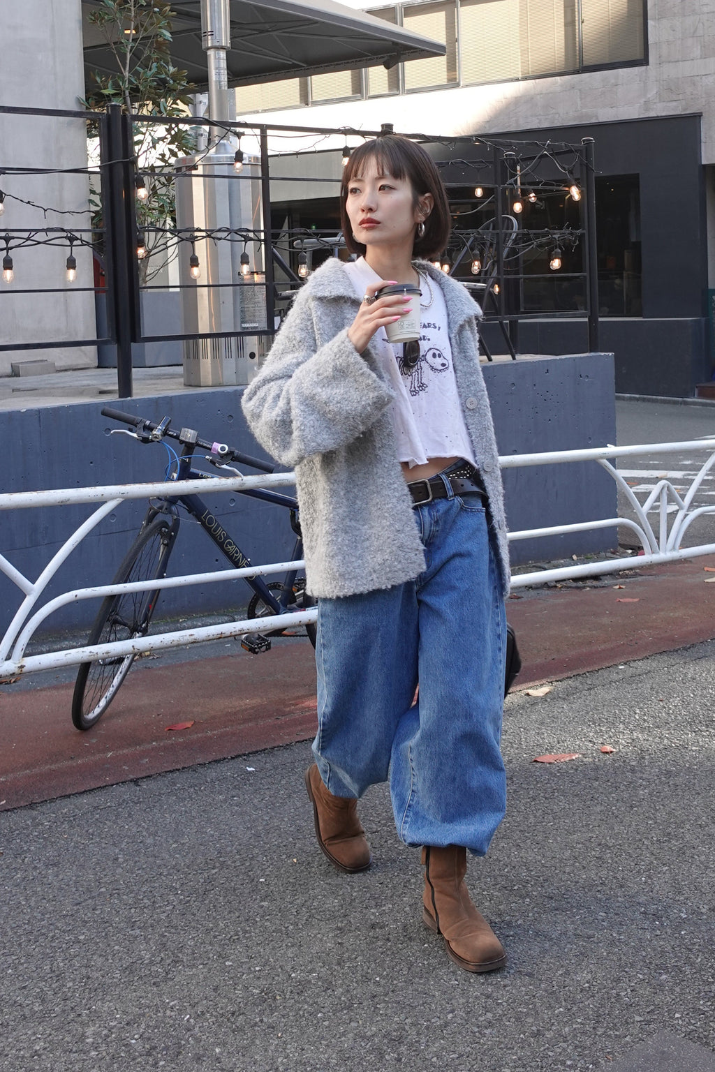 ブークレニットシャツカーデ