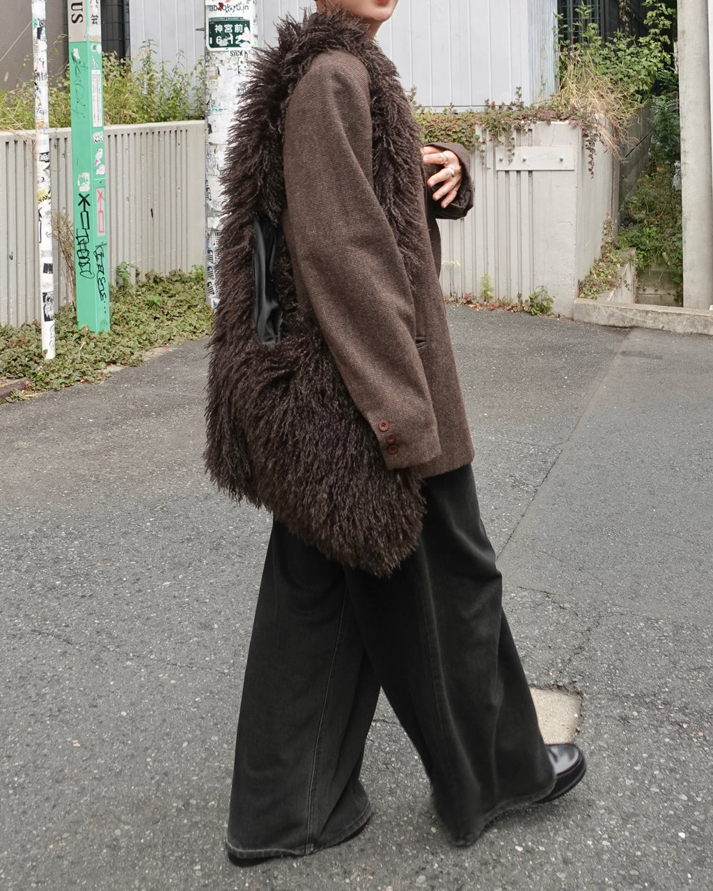 ファーショルダーBAG