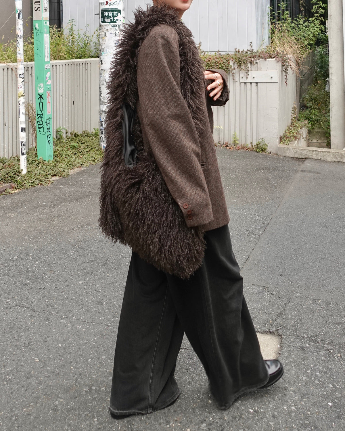 ファーショルダーBAG