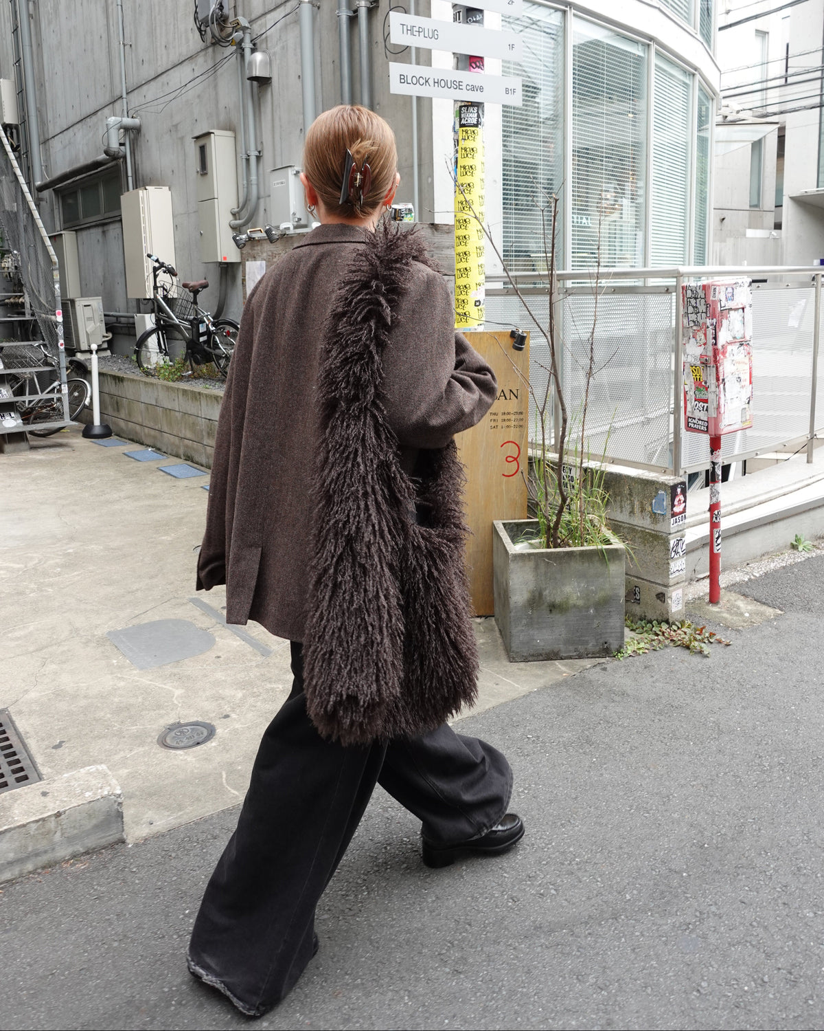 ファーショルダーBAG