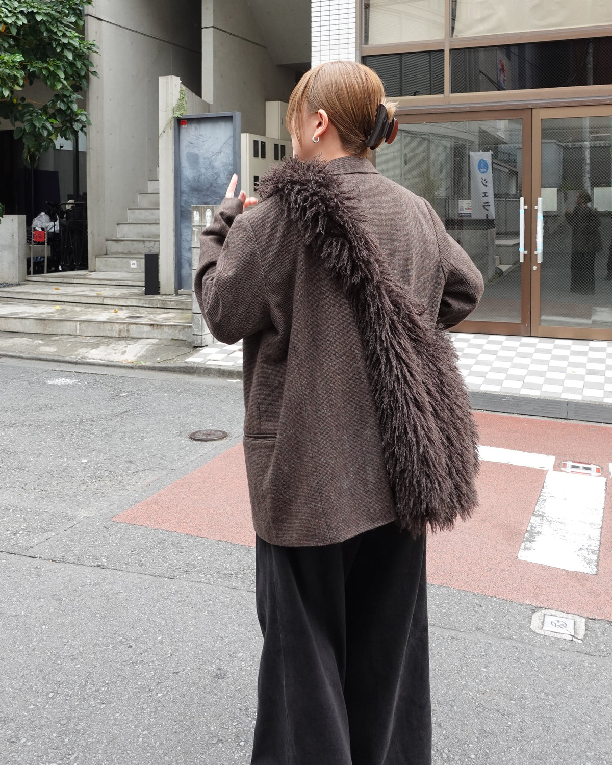 ファーショルダーBAG
