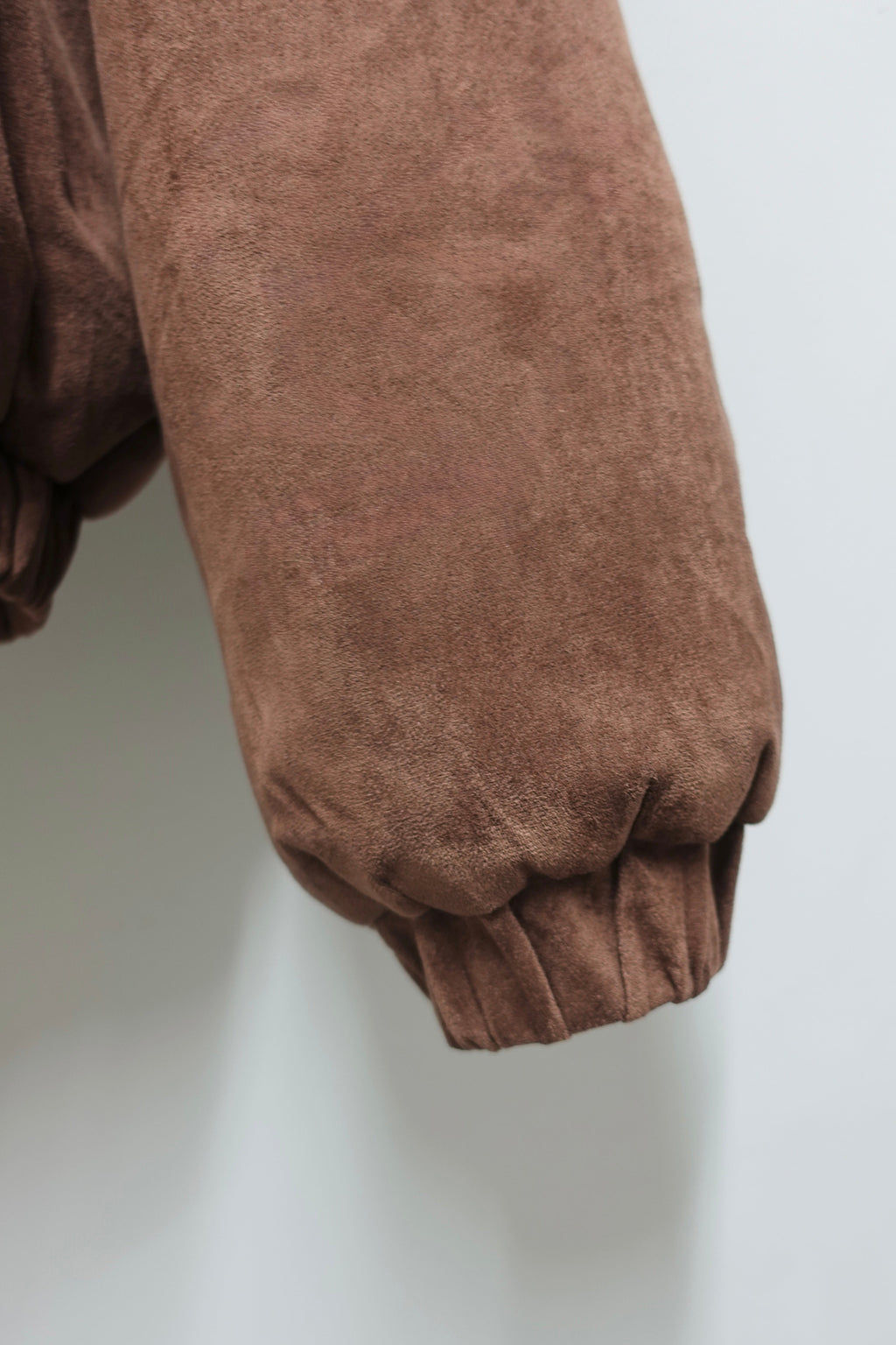 中綿スウェードブルゾン