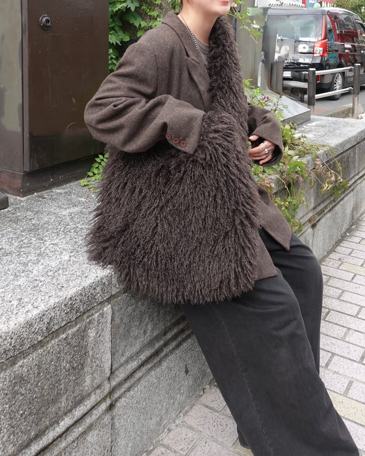 ファーショルダーBAG
